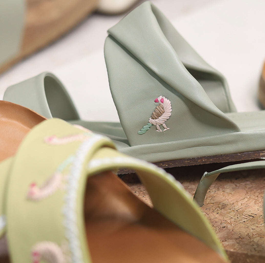 Sage Green Chidiya Slides