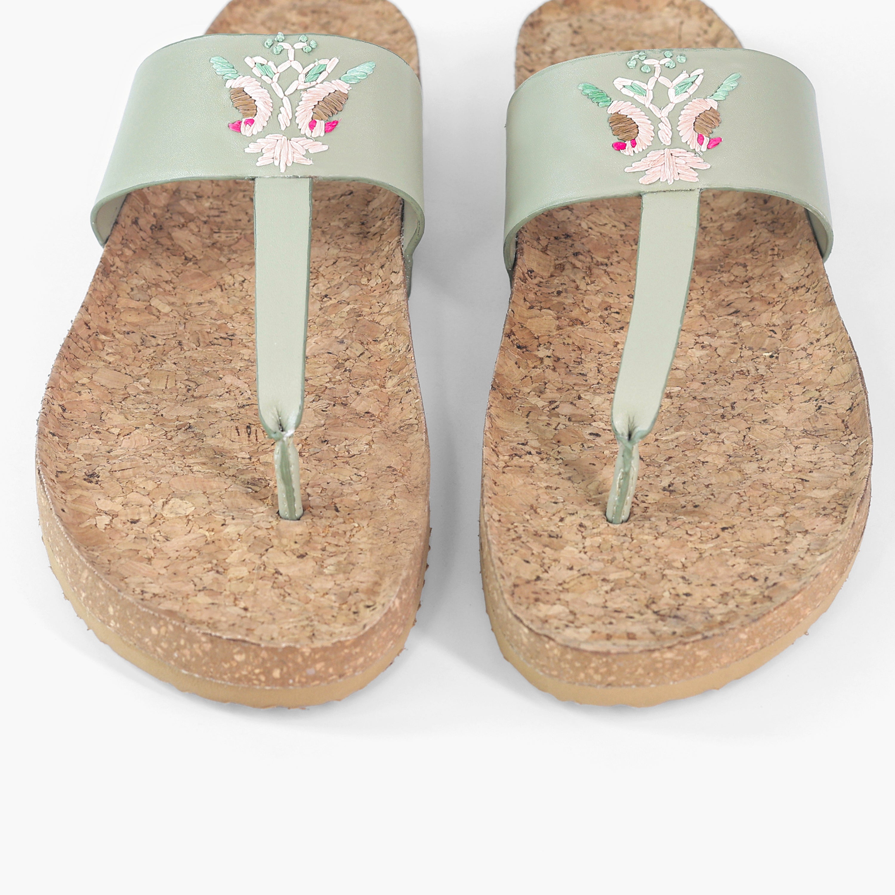 Sage Green Mithu Slides