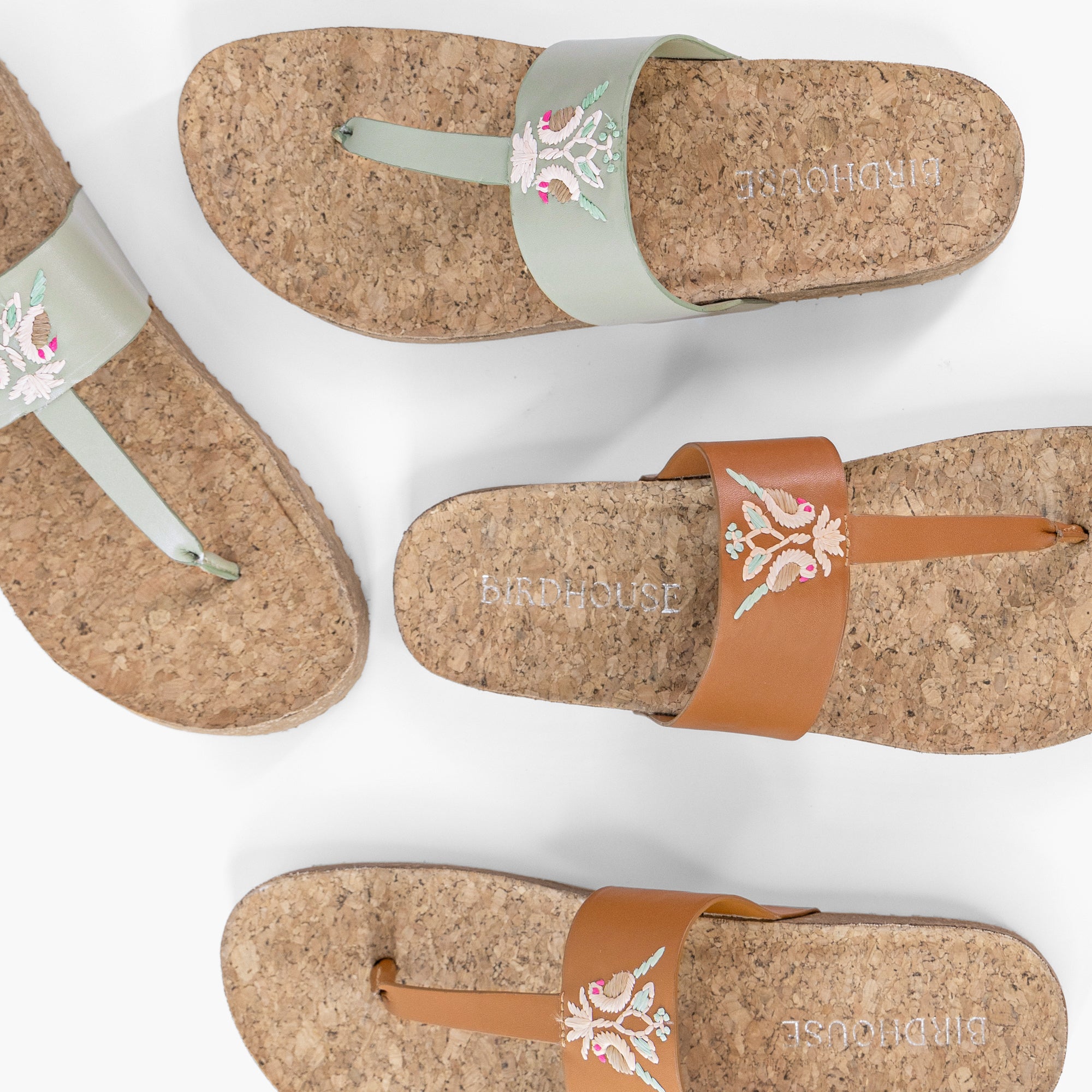 Sage Green Mithu Slides
