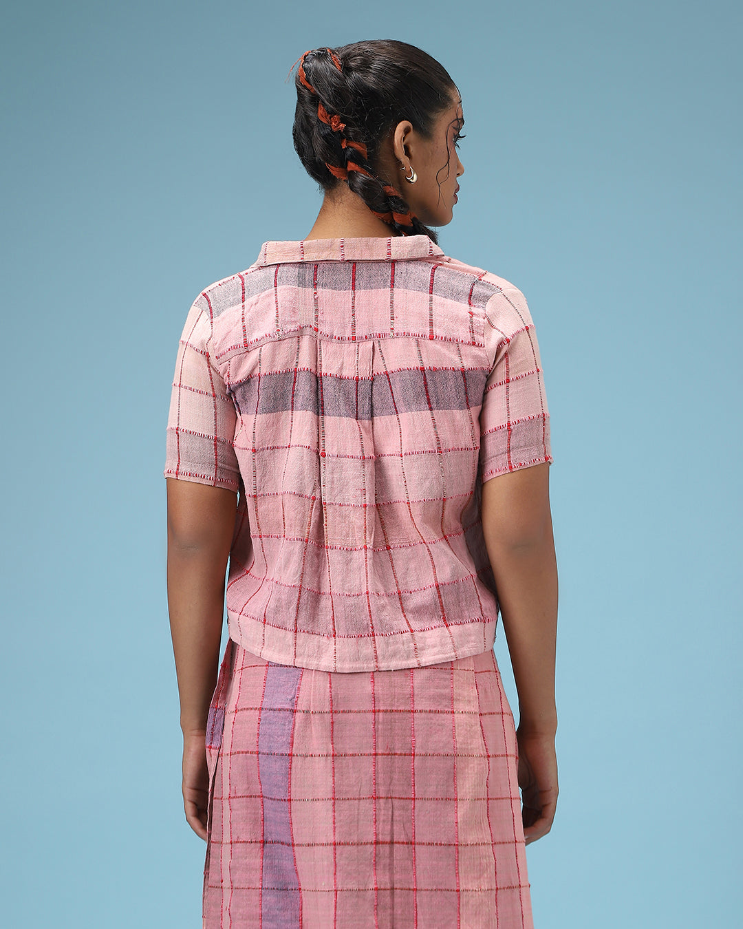 The Pink Flush Half- Sleeved Shirt