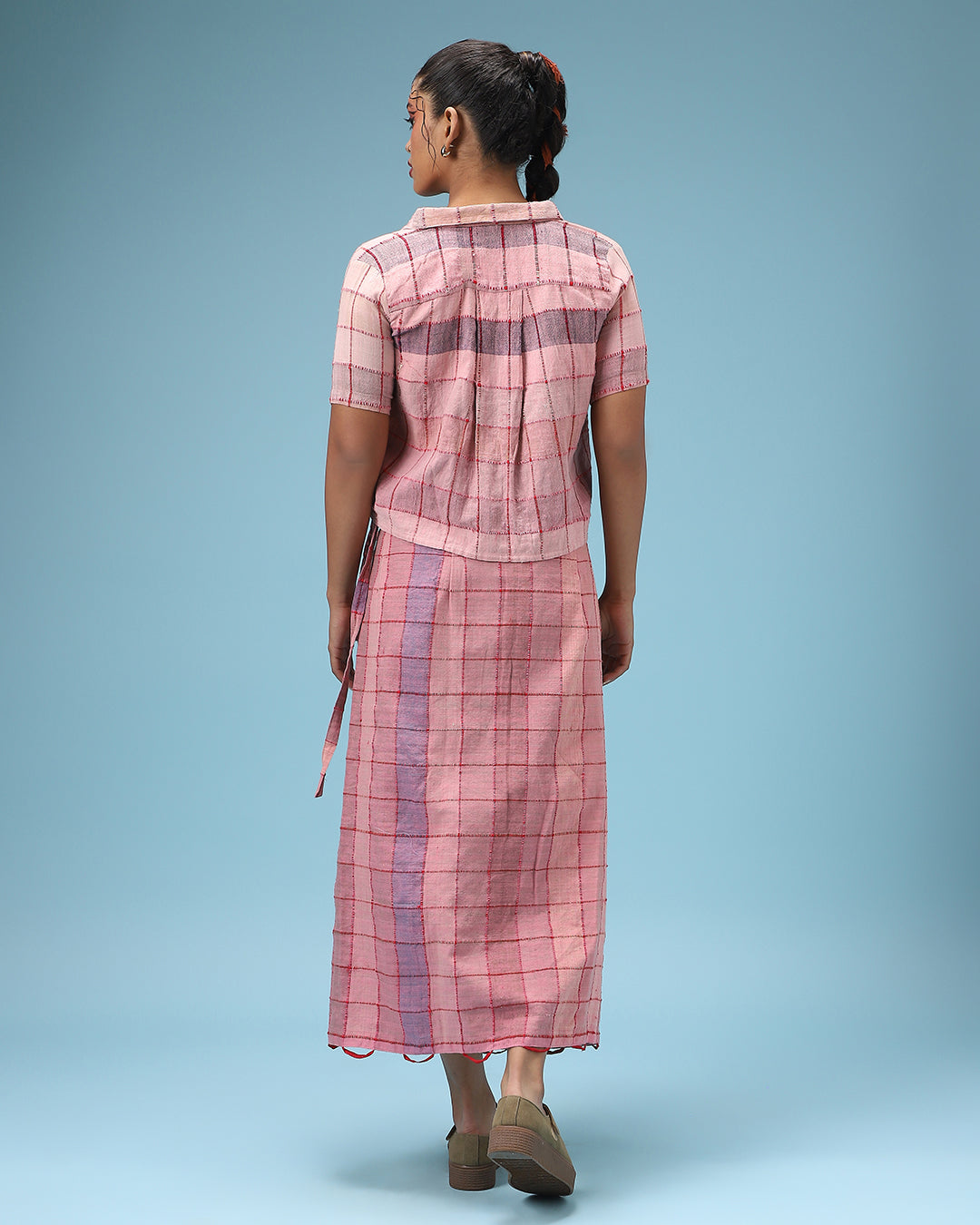 The Pink Flush Half- Sleeved Shirt