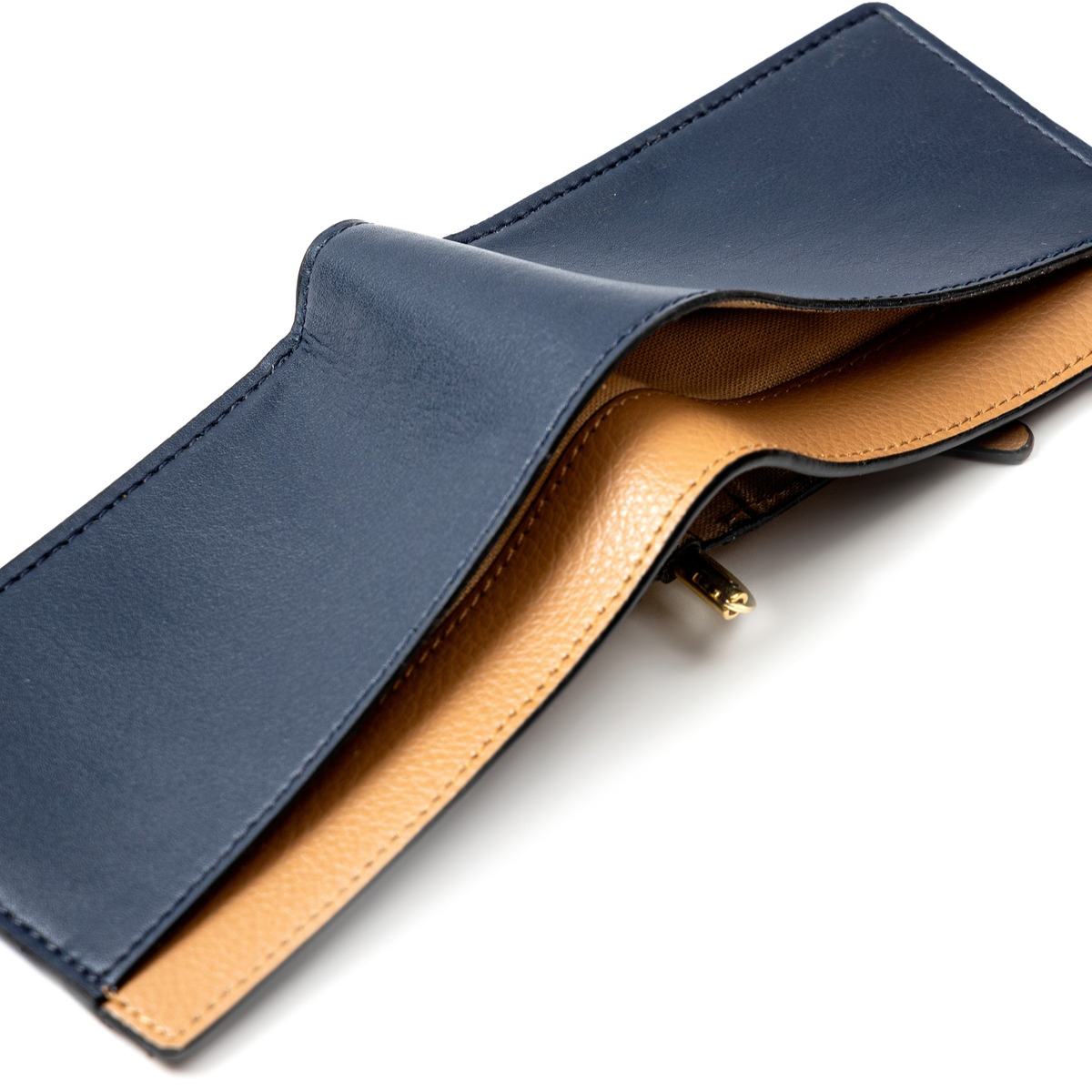 Zeus Navy blue bifold men's wallet