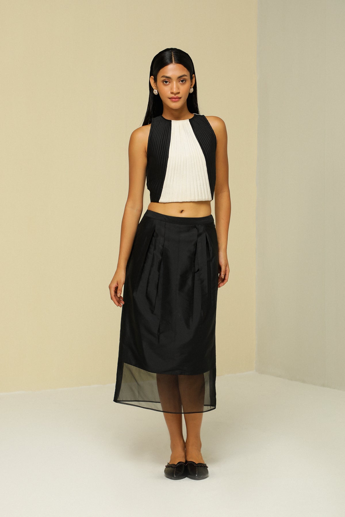 Black Silk Skirt