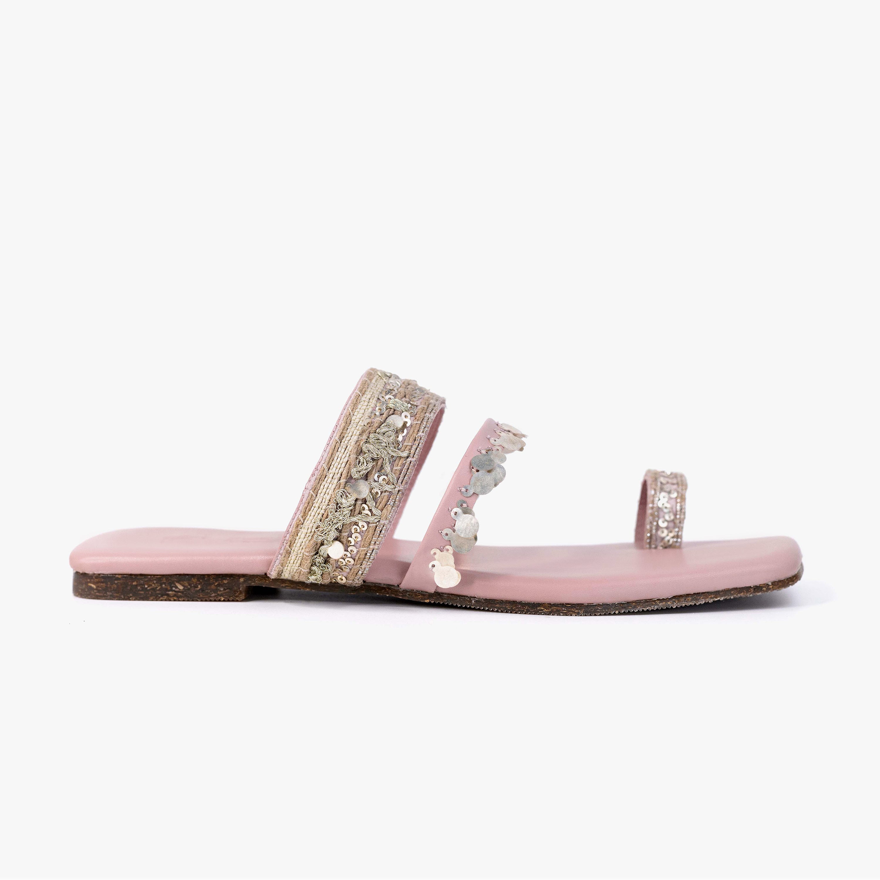 Pink Mayuri Flats