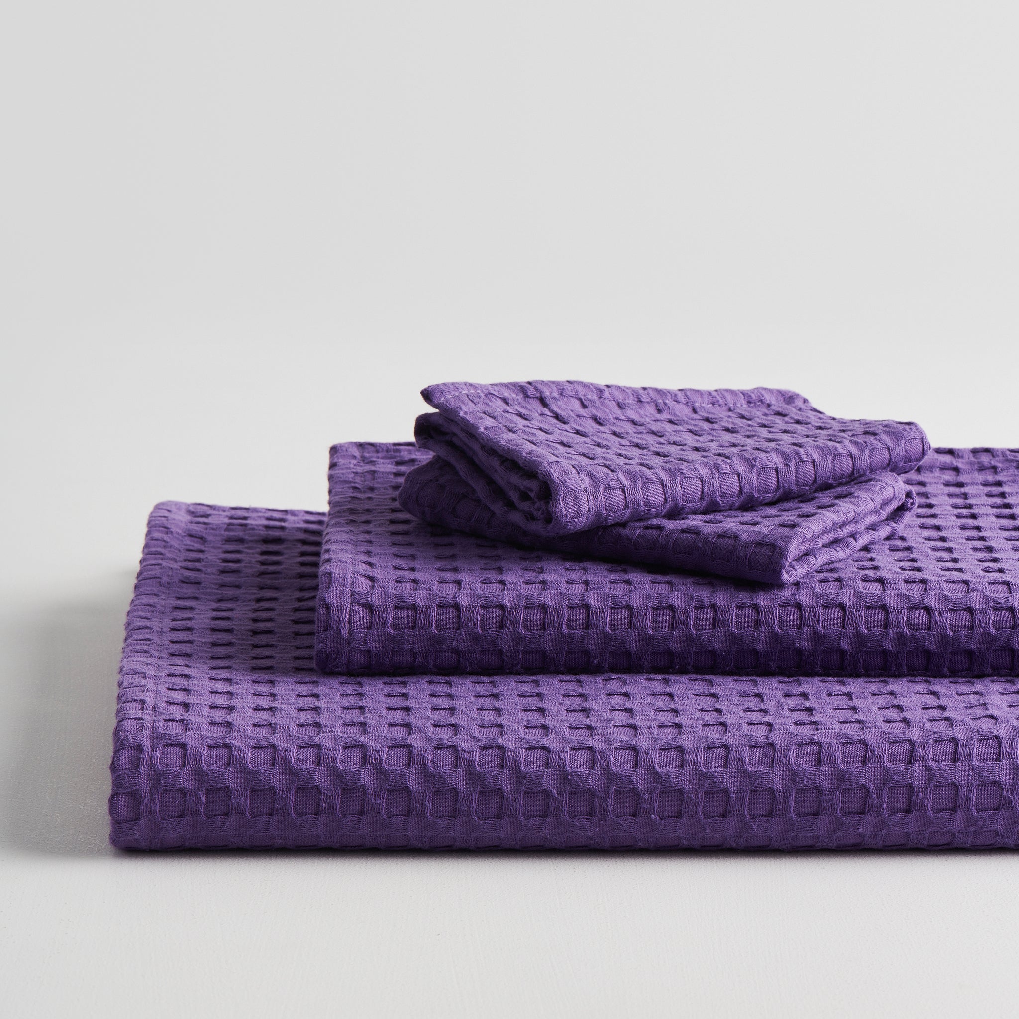Pixel Cotton Waffle Towel