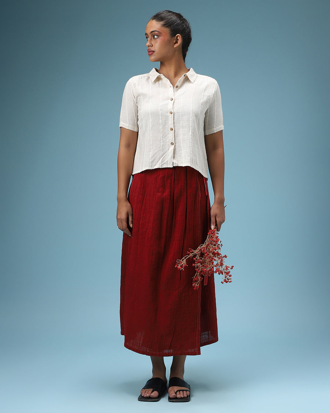 Noor White Shirt
