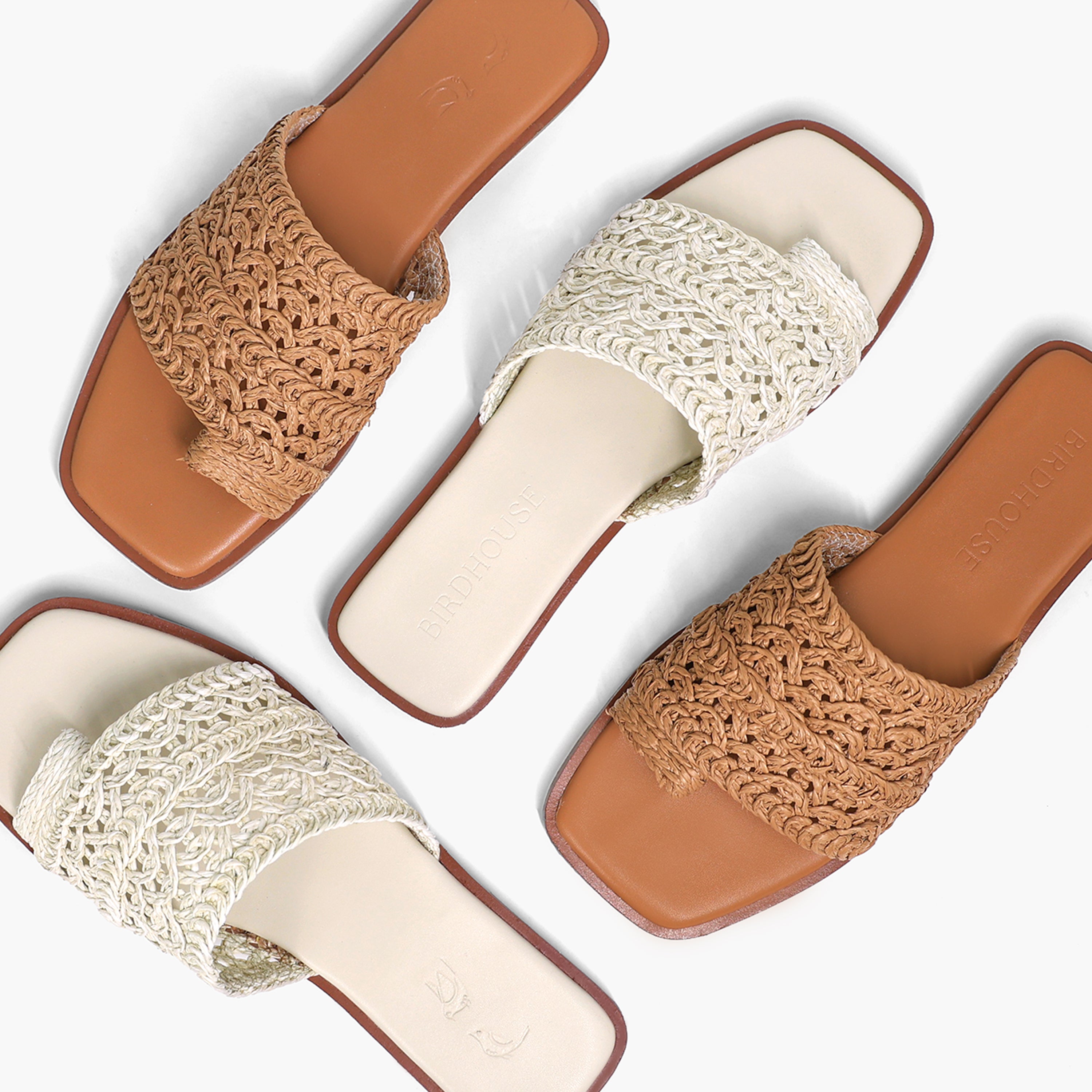 Cream Baya Slides
