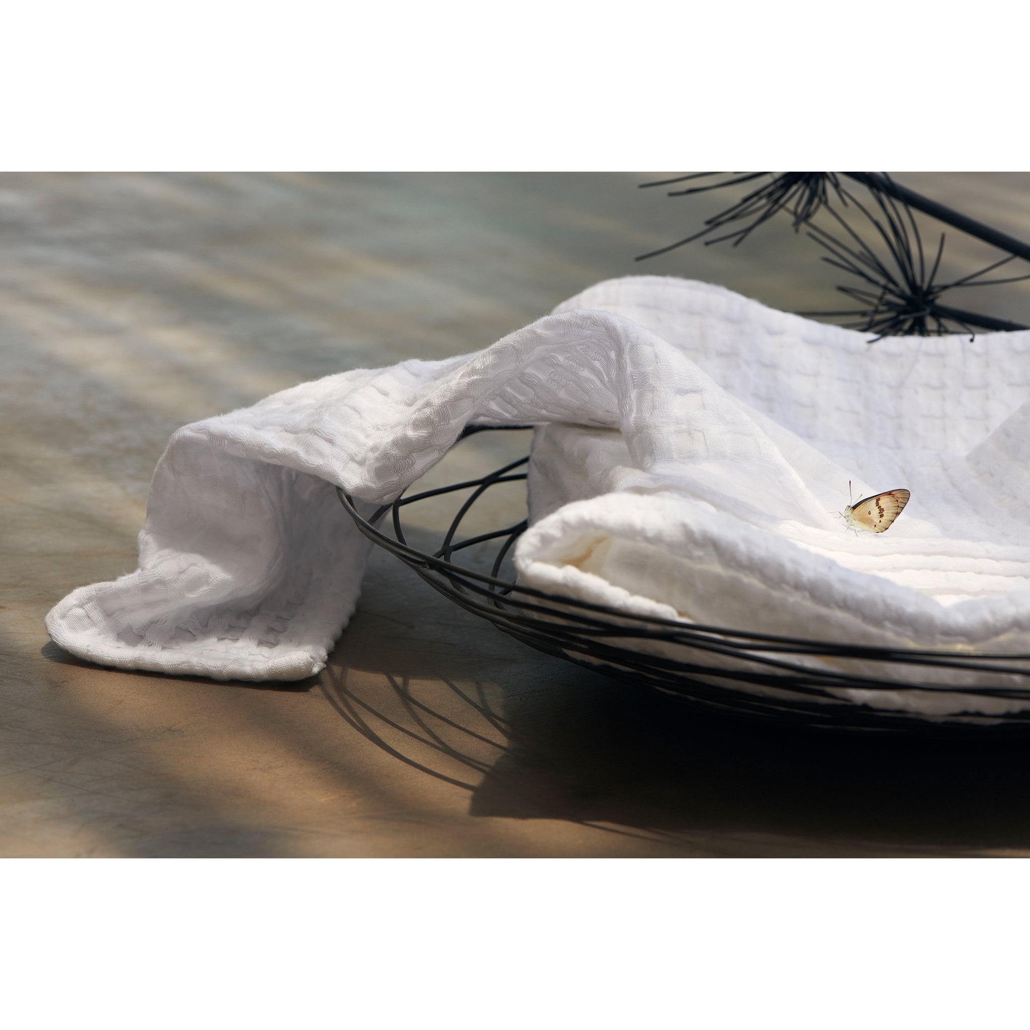 Bloom Cotton Waffle Towel