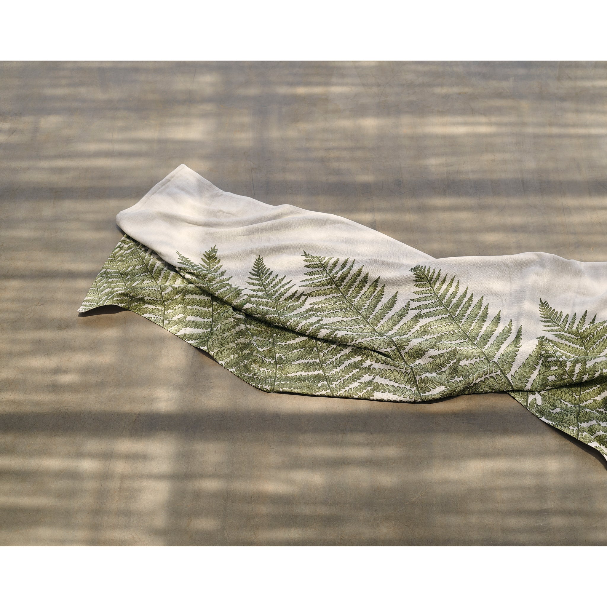 Fern Print Cotton Bamboo Hammam Terry Towel Set