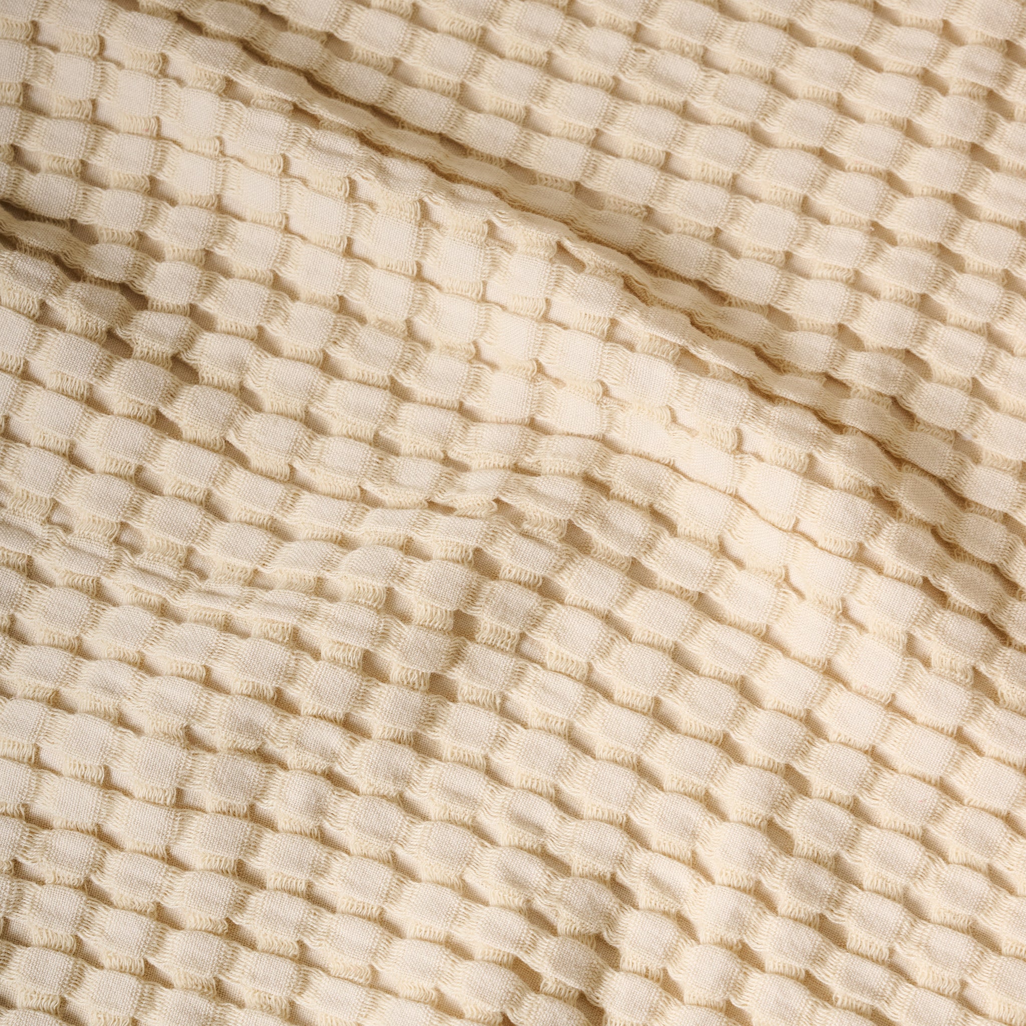 Chalk Cotton Waffle XL Bath Towel