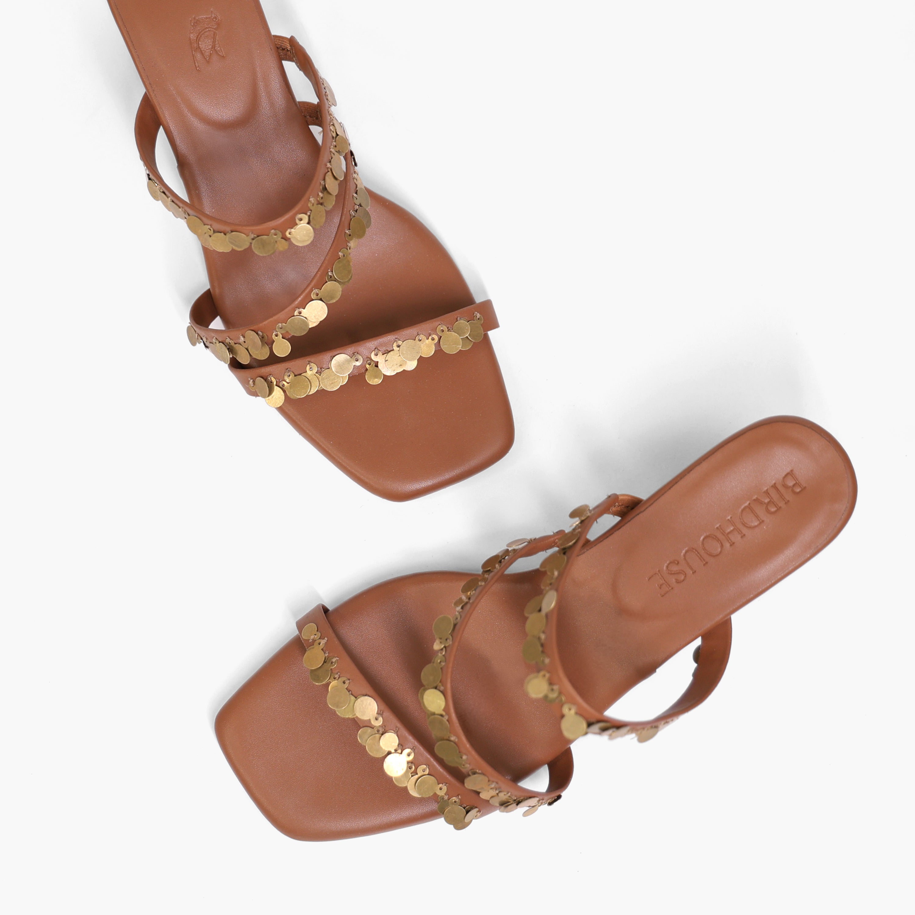 Dark Tan Bulbul Heels