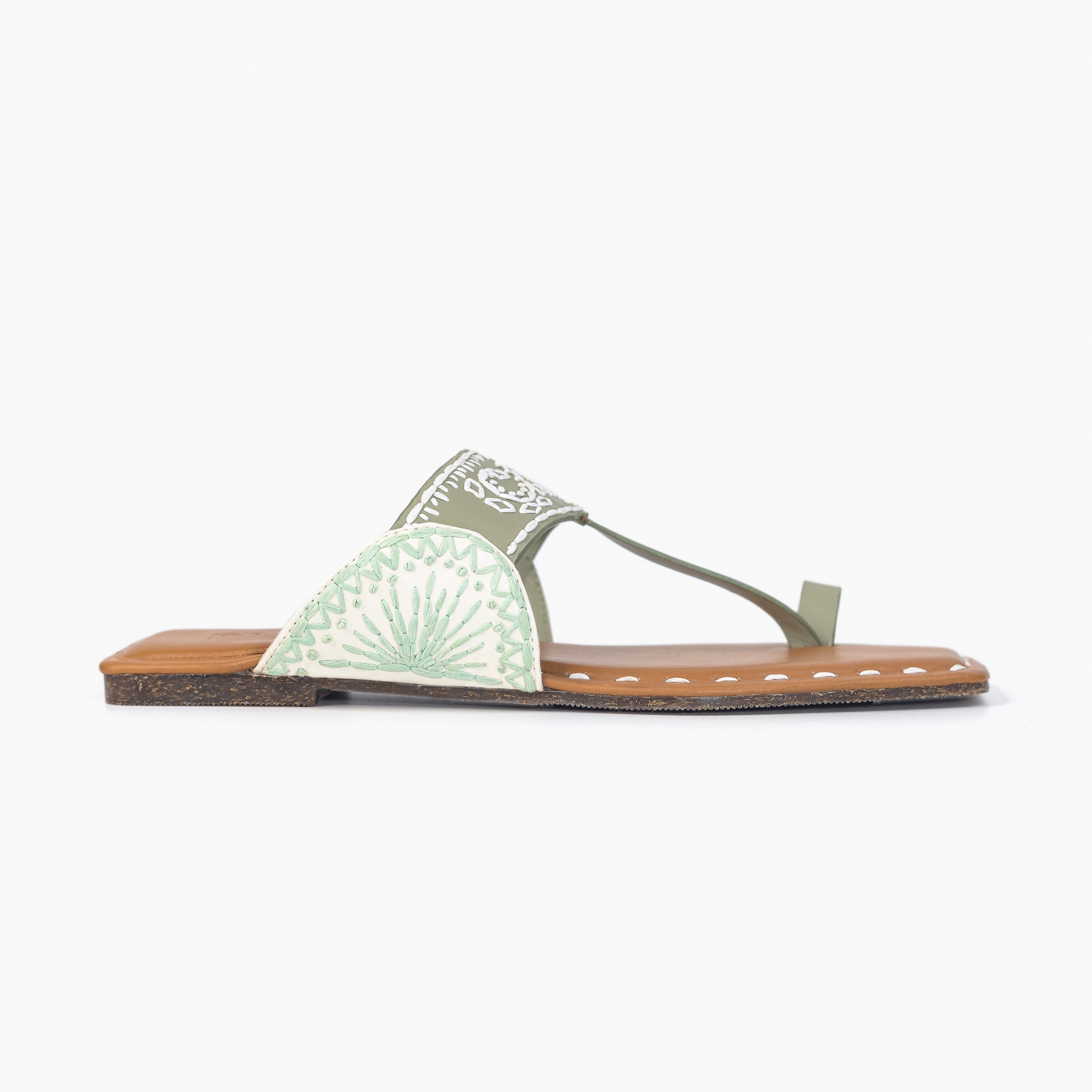 Sage Green Mandana Flats