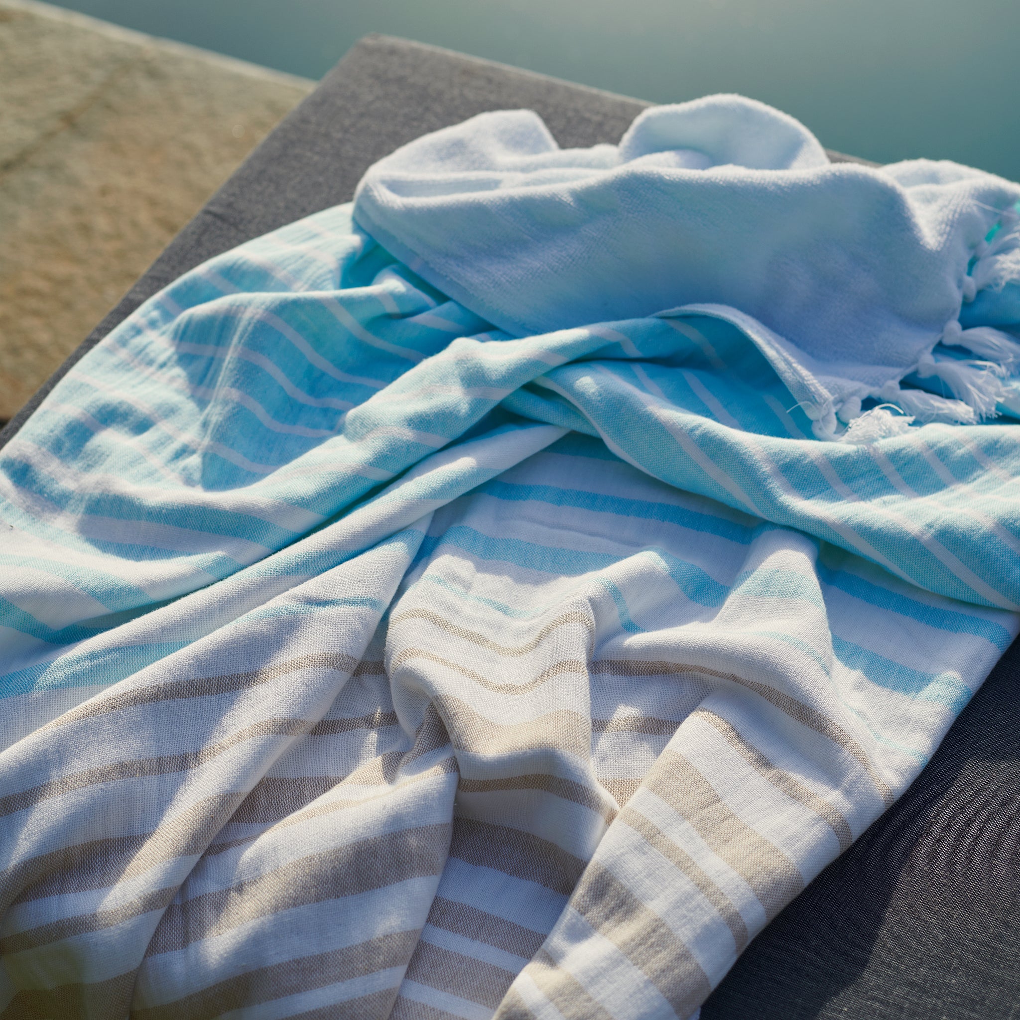 Ombre CottonHammam Terry XL Bath Towel