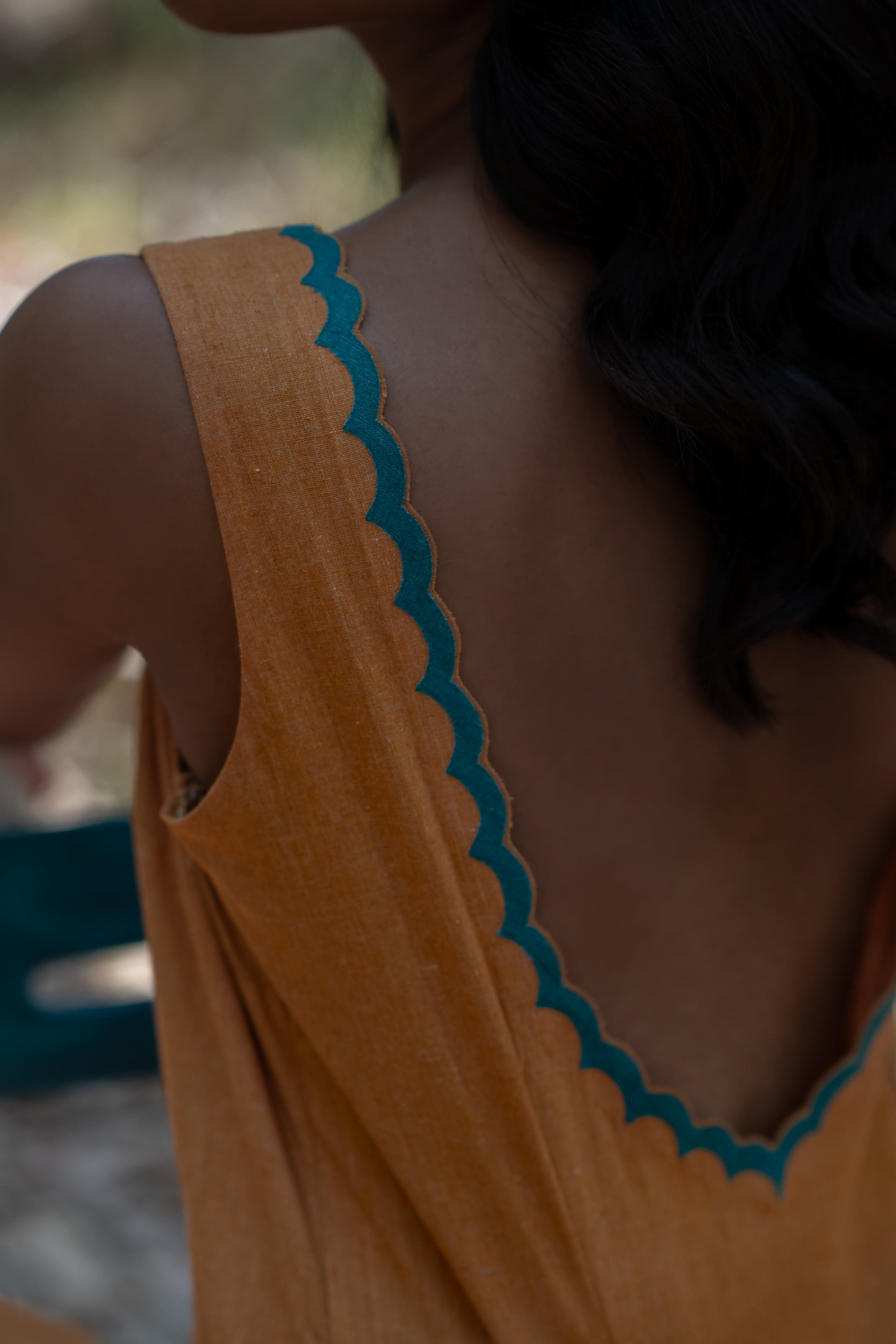Citrus mustard Dress