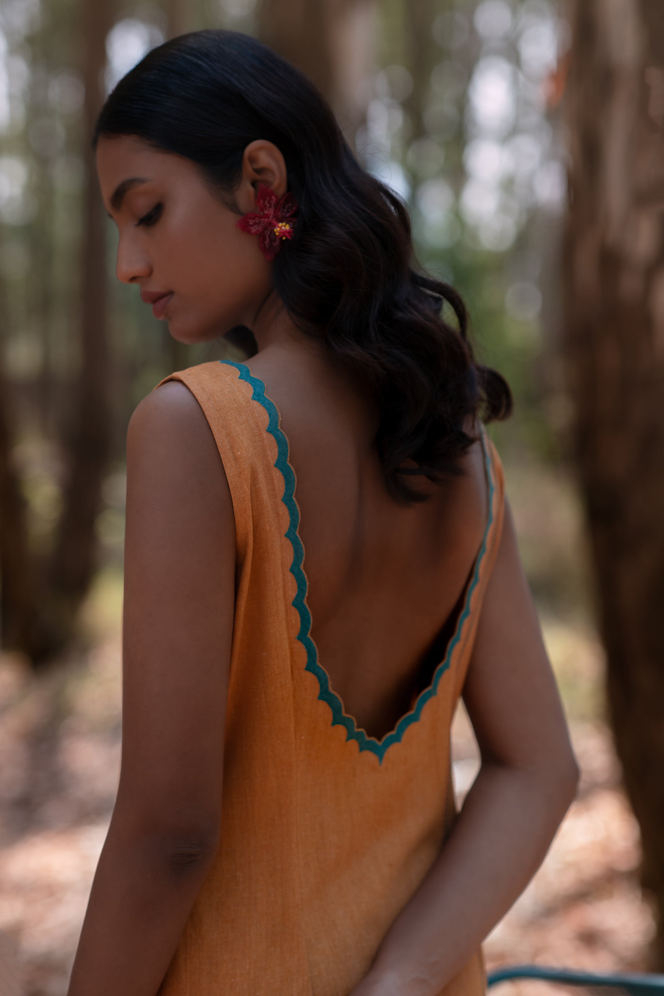 Citrus mustard Dress