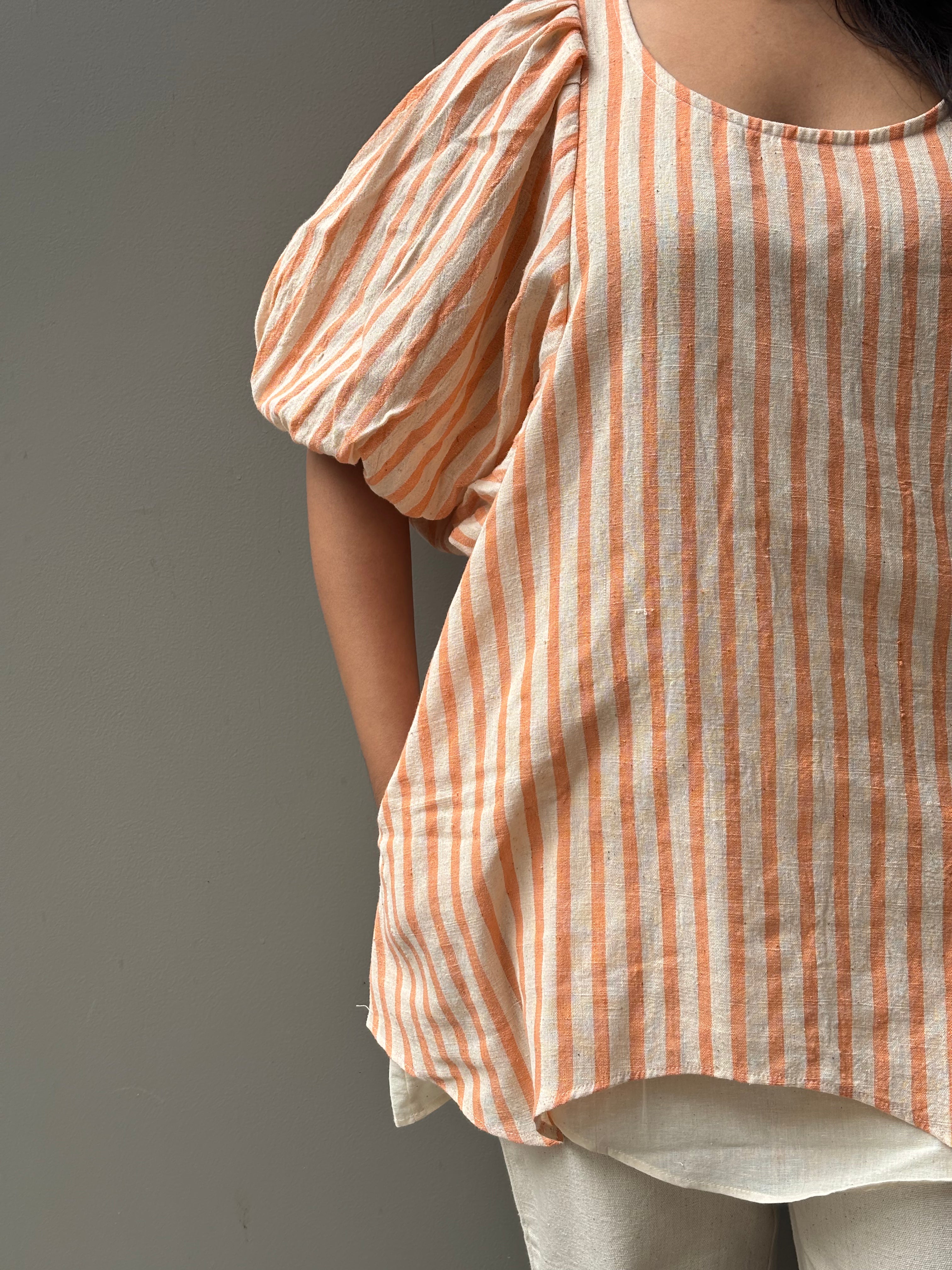 Kora Handspun & Handwoven Tunic Top