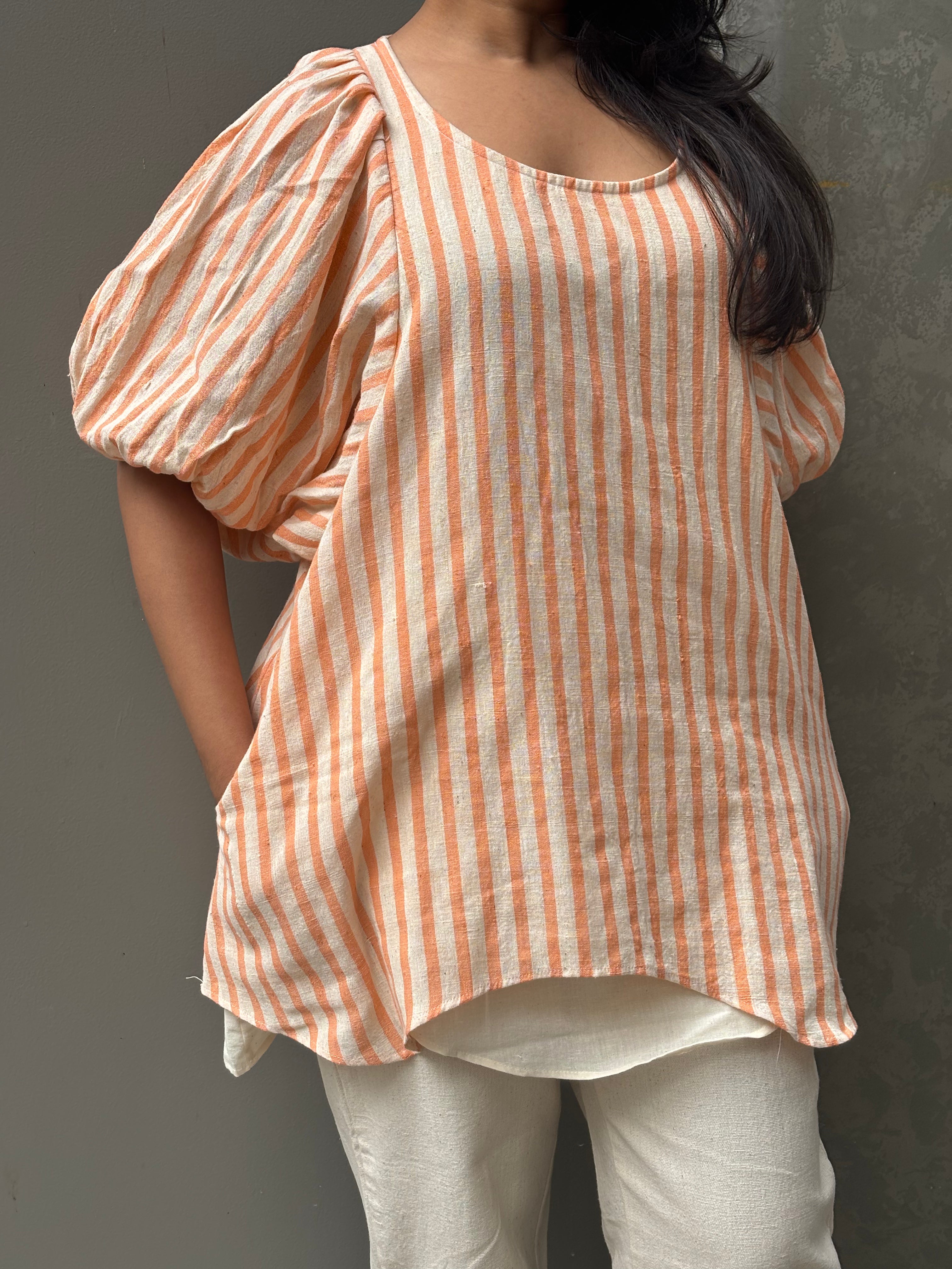 Kora Handspun & Handwoven Tunic Top