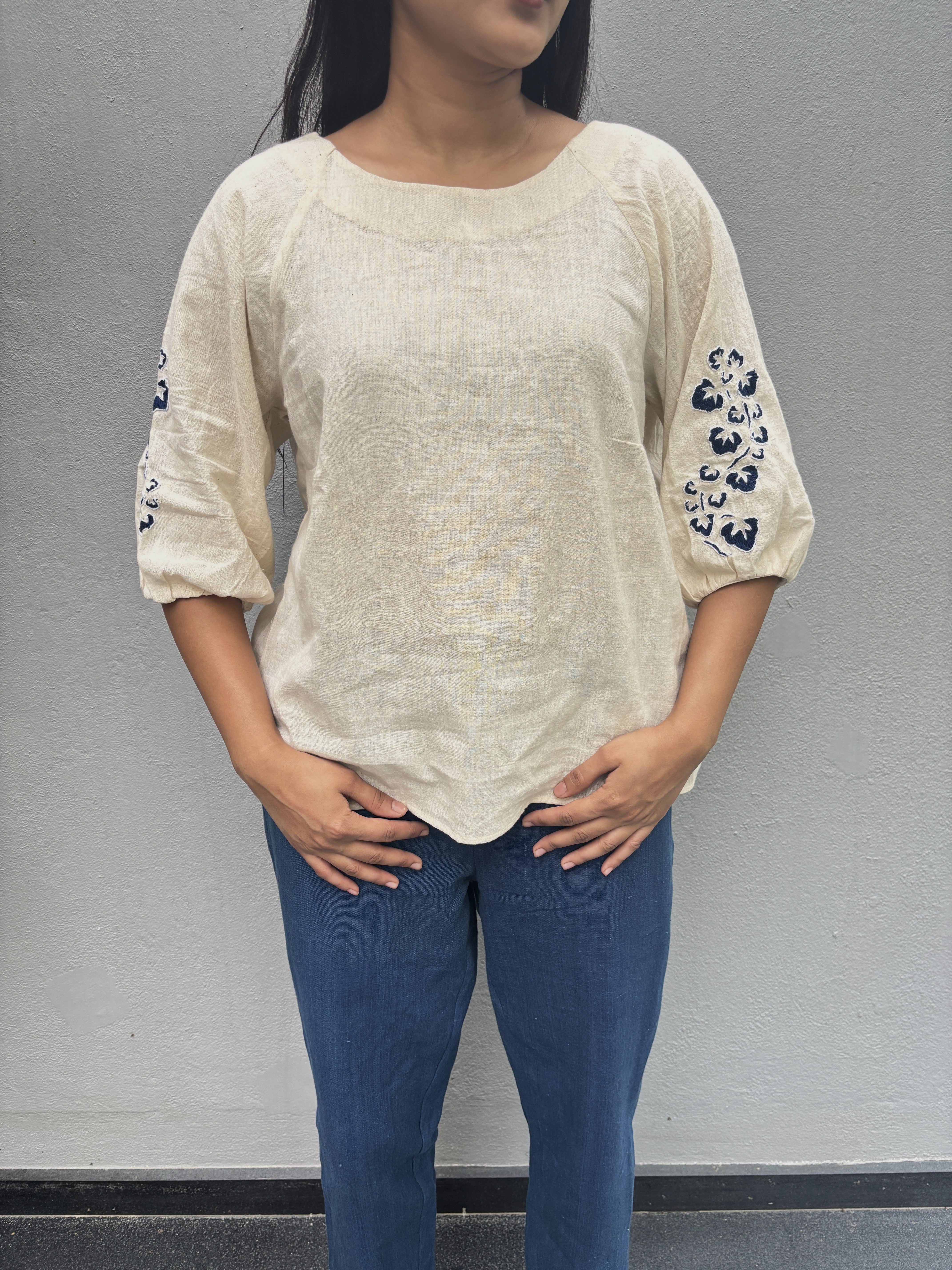 Kora Handspun & Handwoven Yuri Top