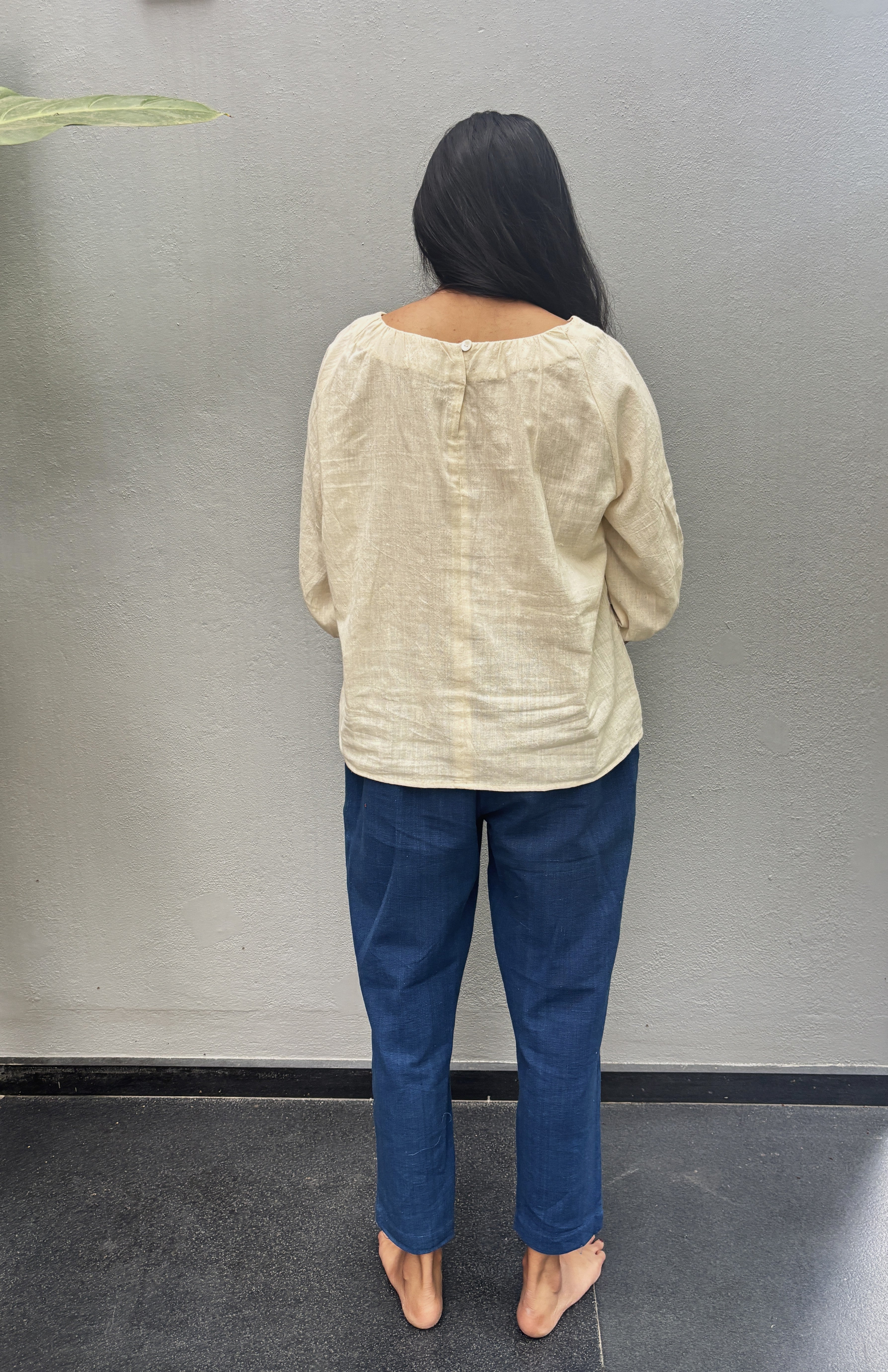 Kora Handspun & Handwoven Yuri Top