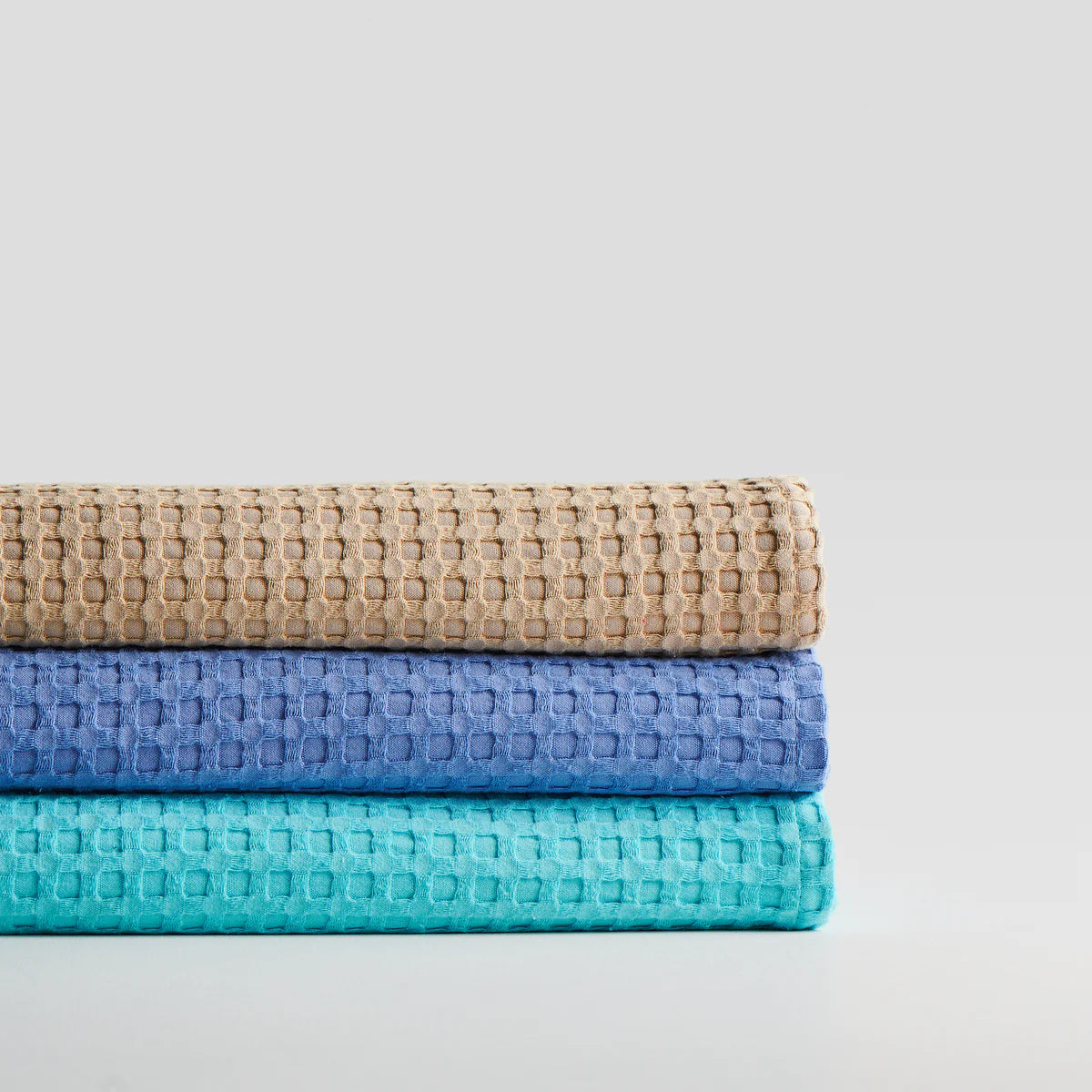 Pebble Cotton Waffle XL Bath Towel
