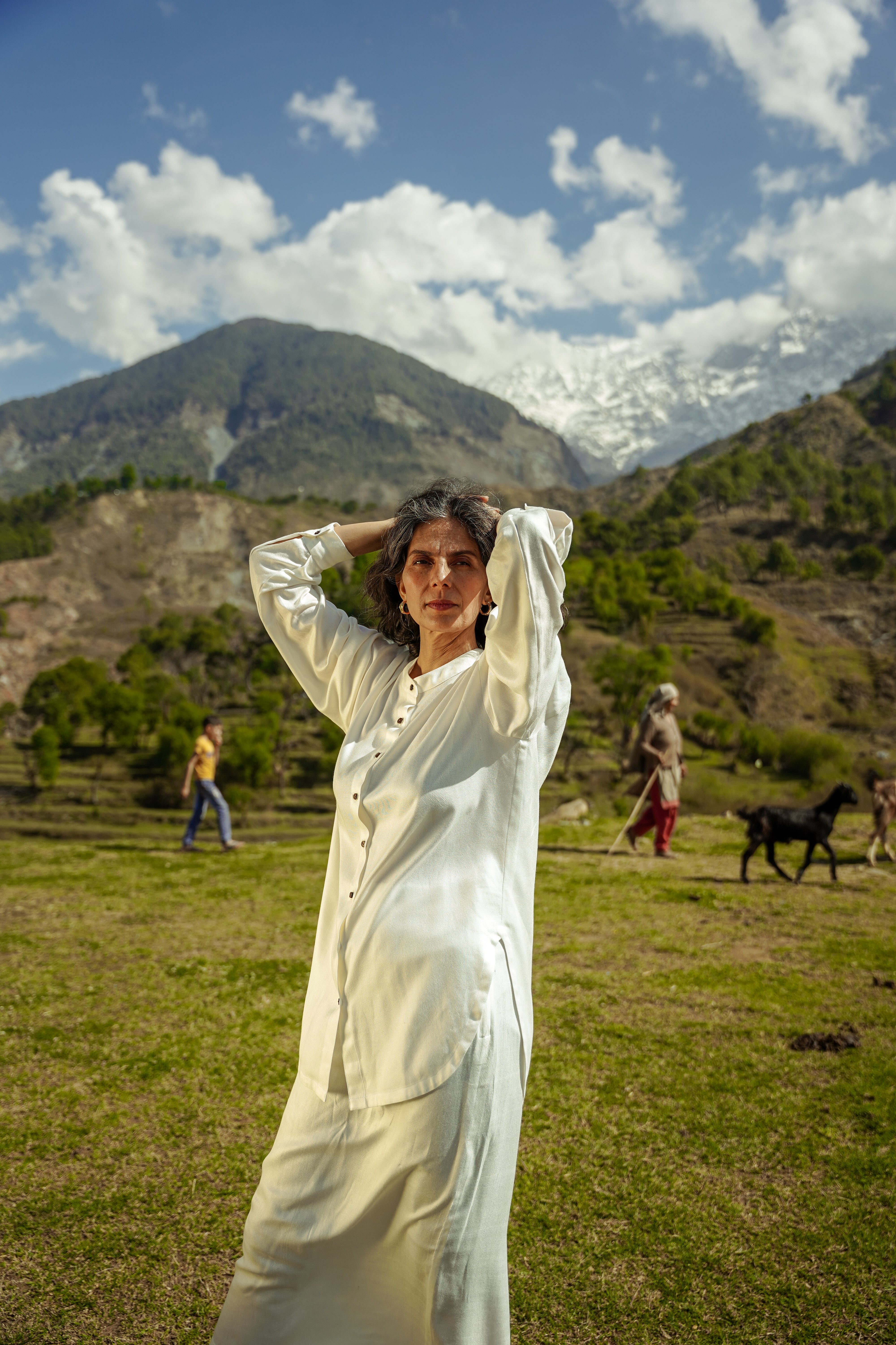 Lotus Silk Button Shirt