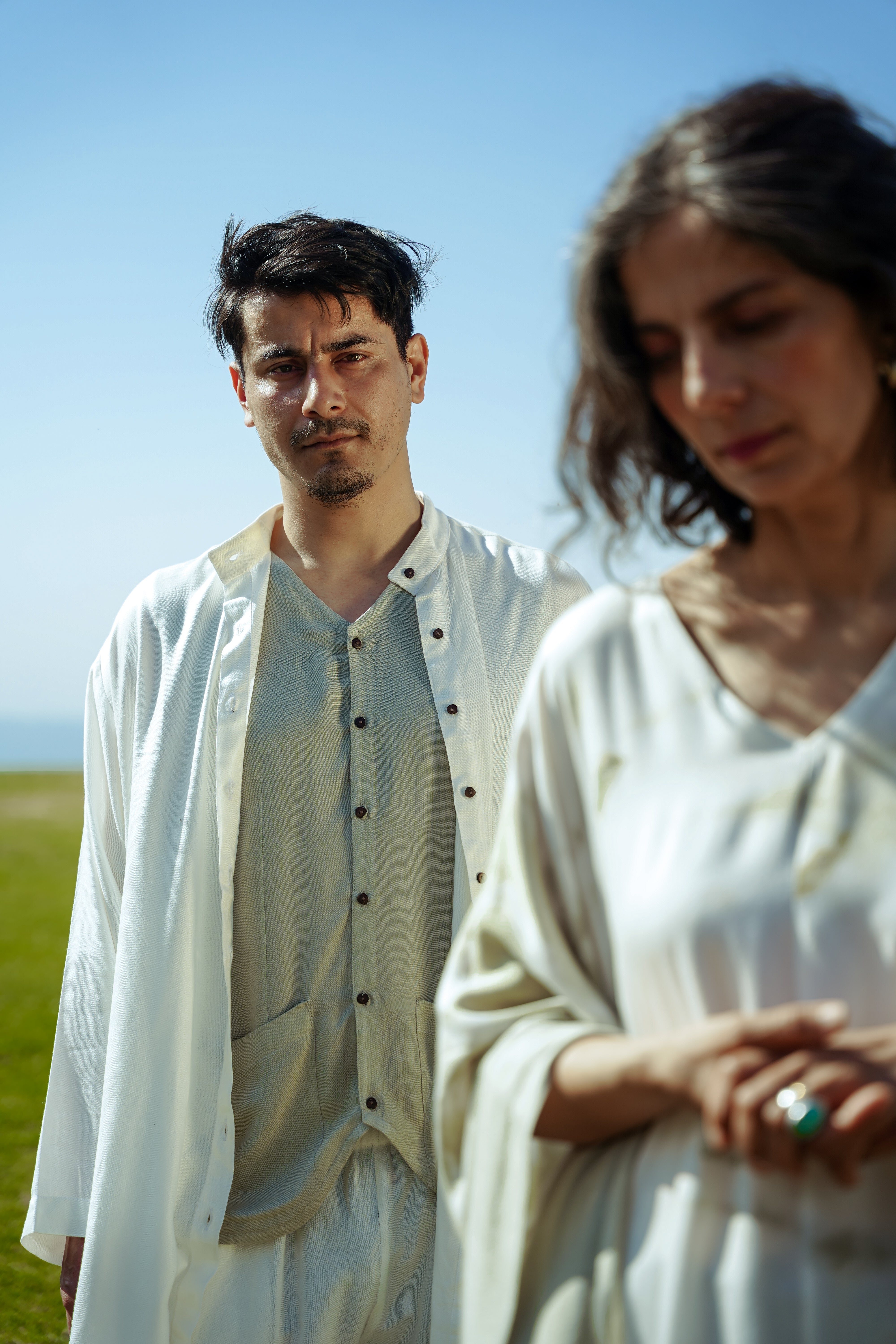 Lotus Silk Kurta Shirt