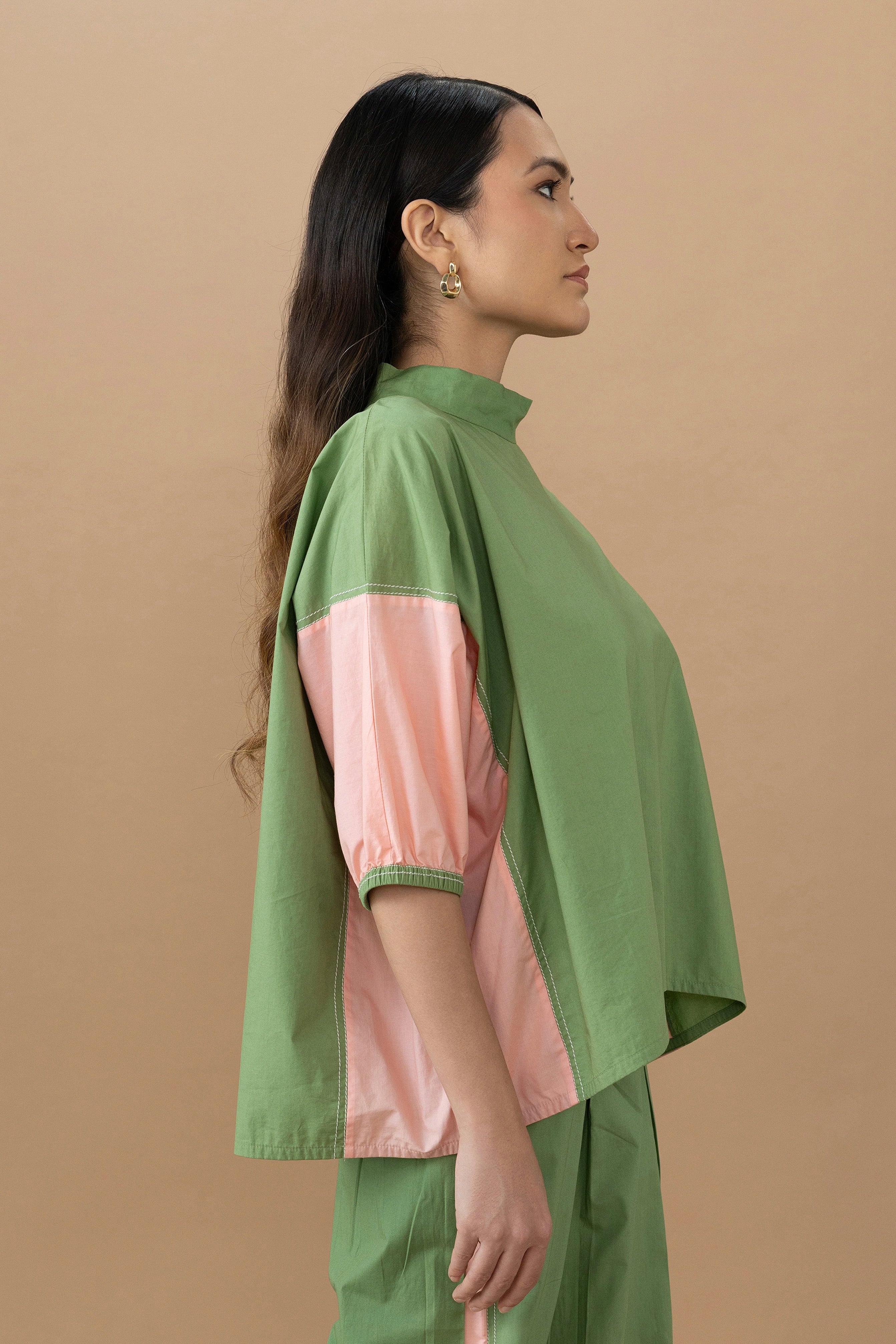 Gina Top - Olive + Quartz