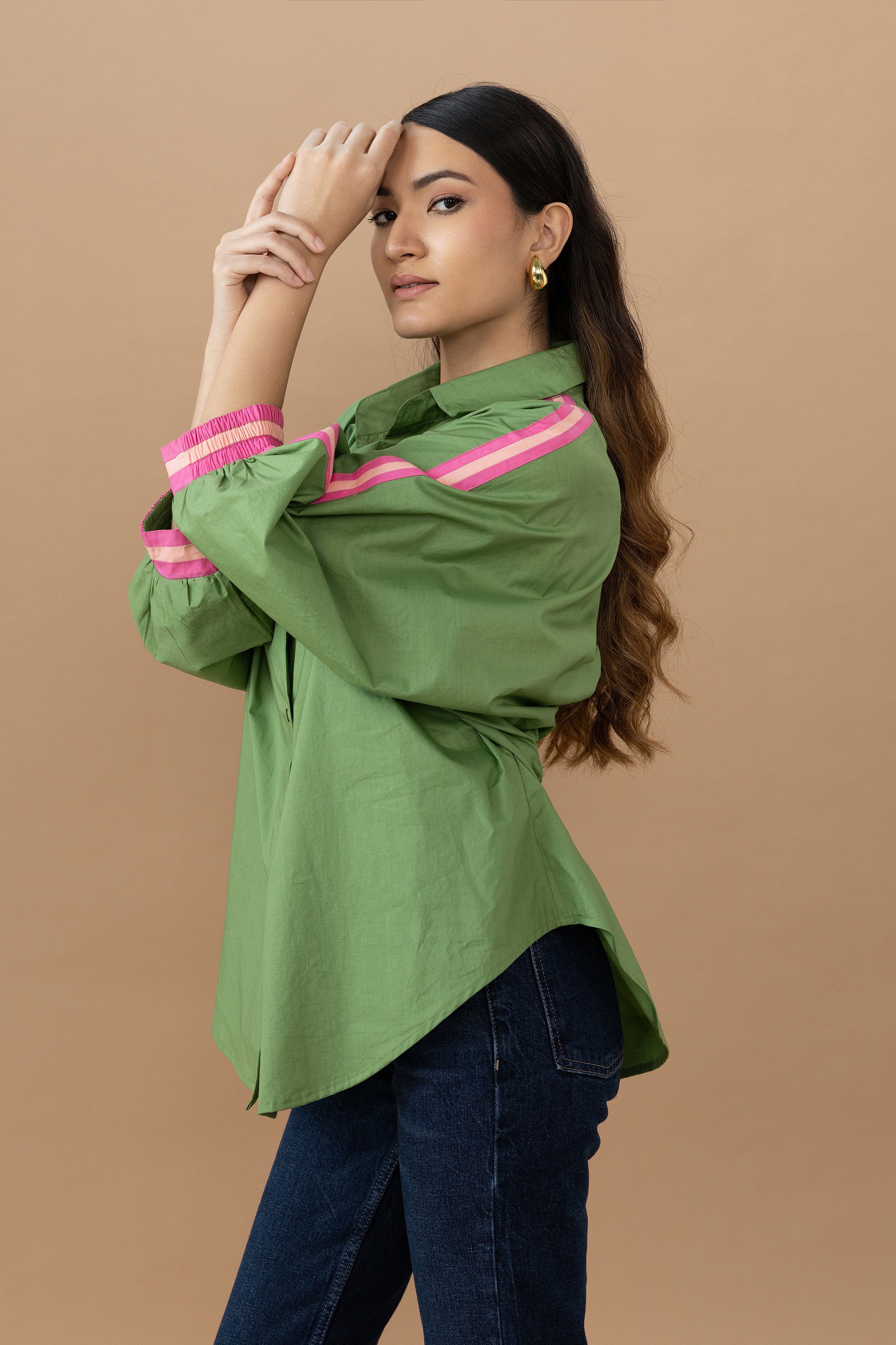 Harper Shirt - Olive