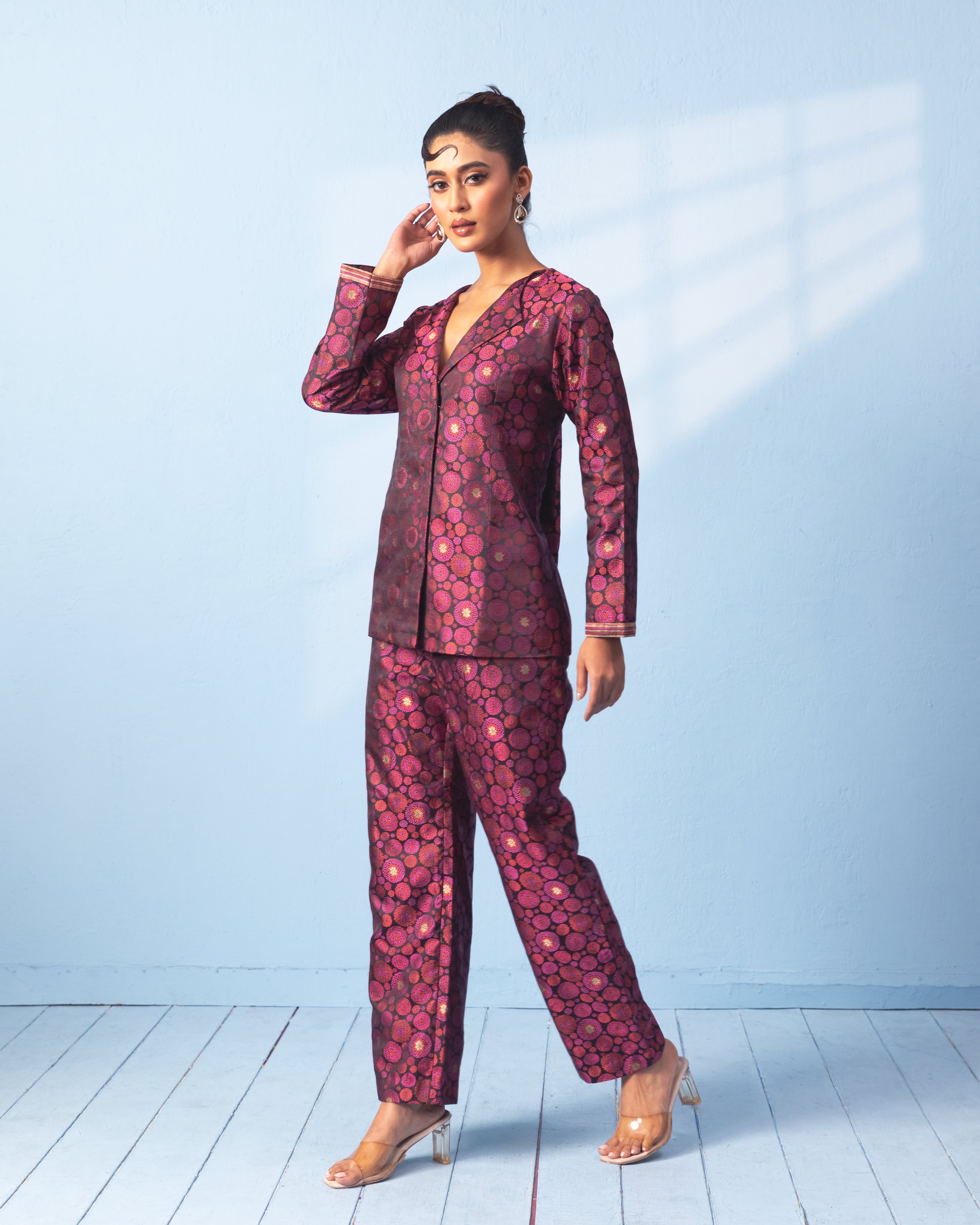 Tanchoi Silk pant Suit