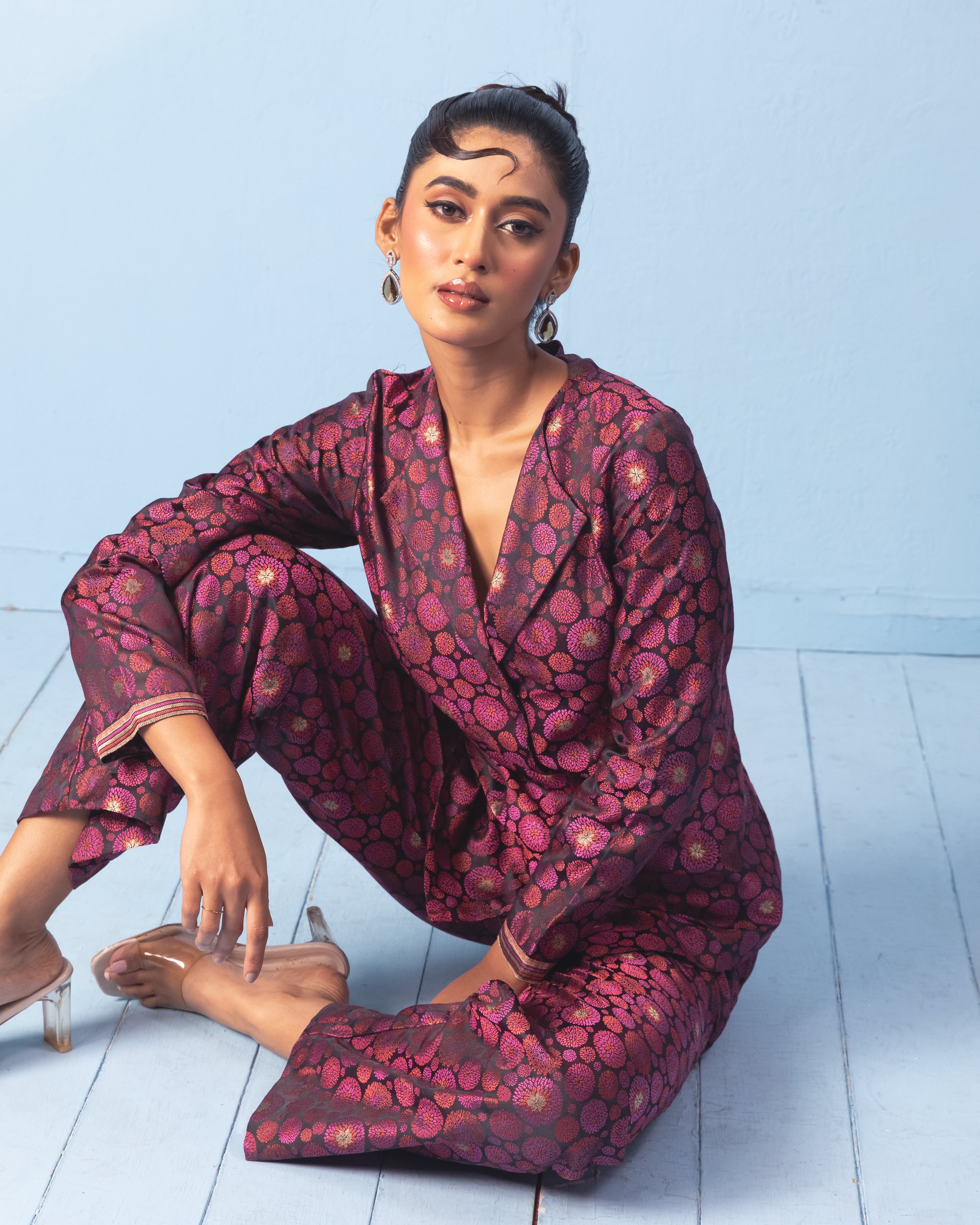 Tanchoi Silk pant Suit