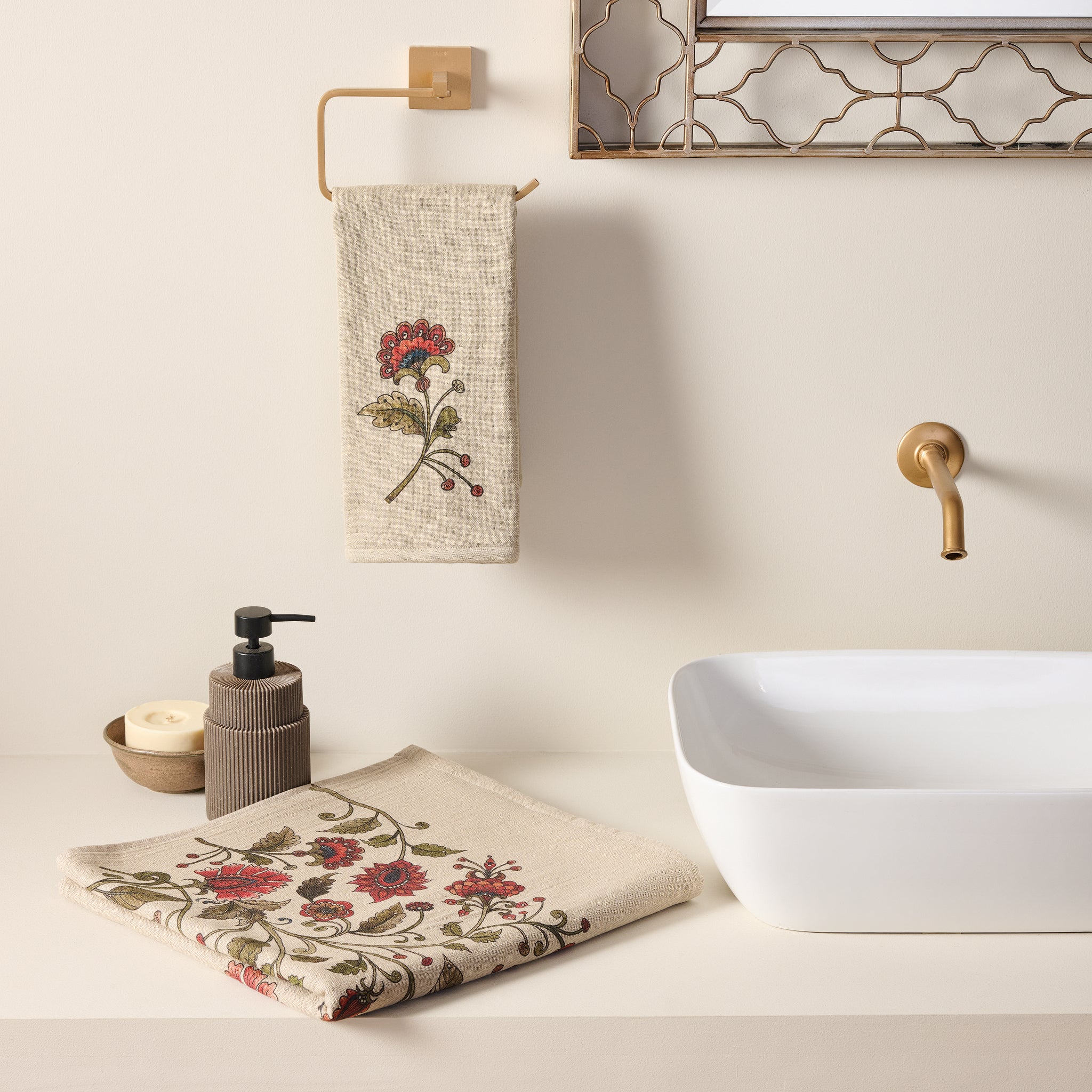 Kshupa Cotton Hammam Terry Bath Set
