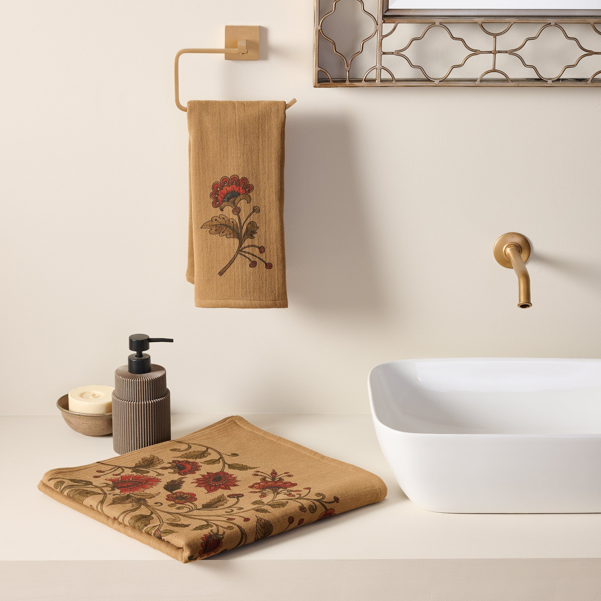 Kshupa Cotton Hammam Terry Bath Set