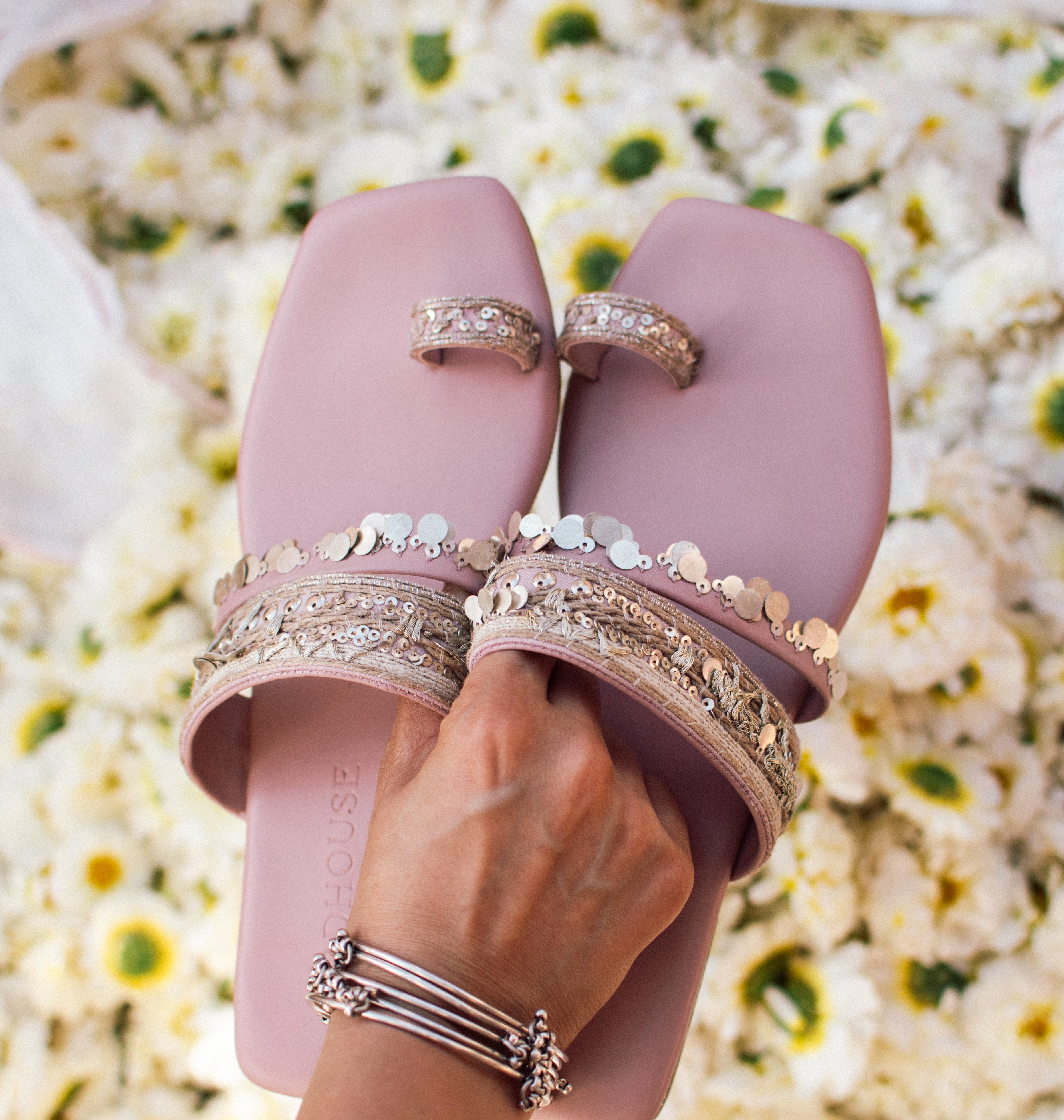 Pink Mayuri Flats