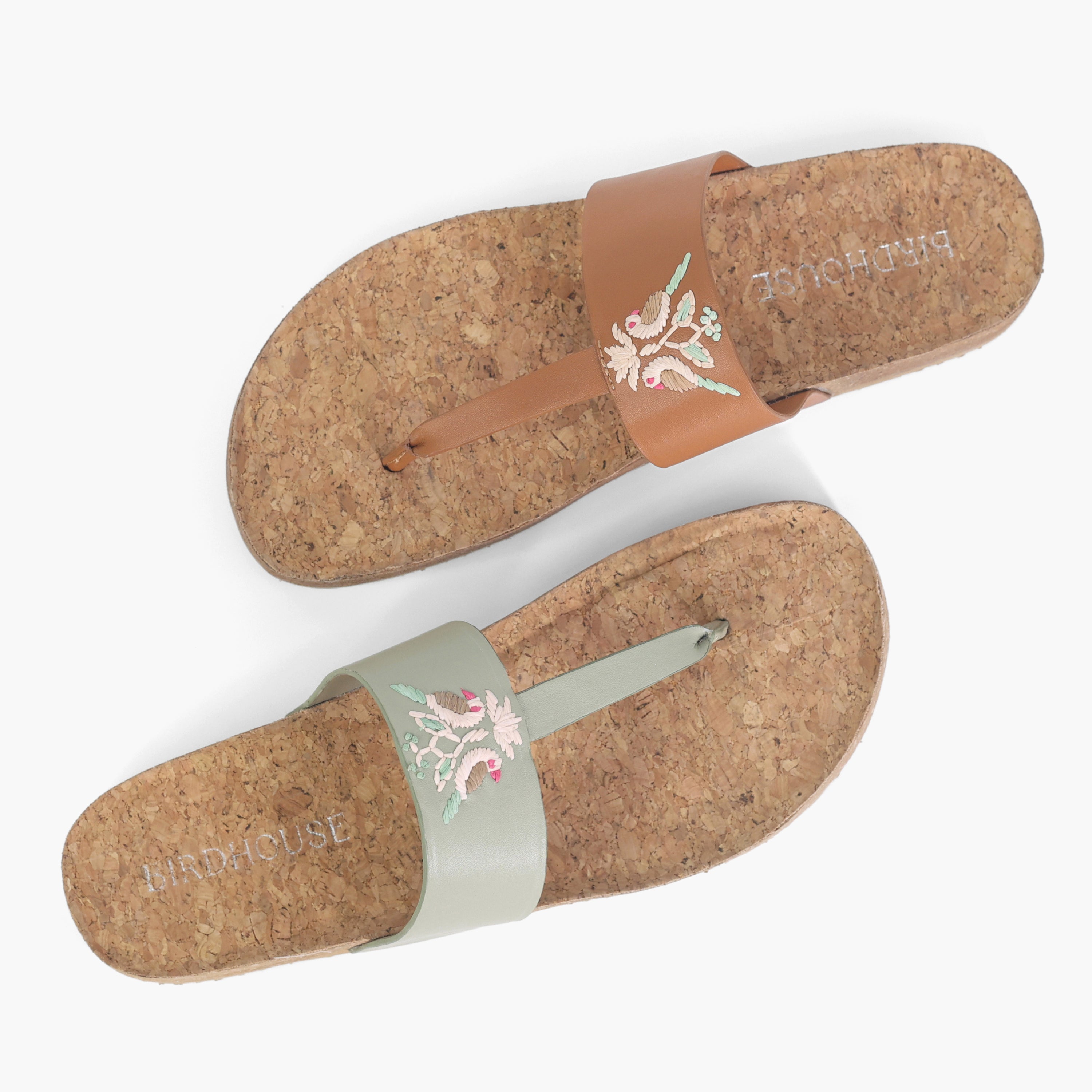 Dark Tan Mithu slides