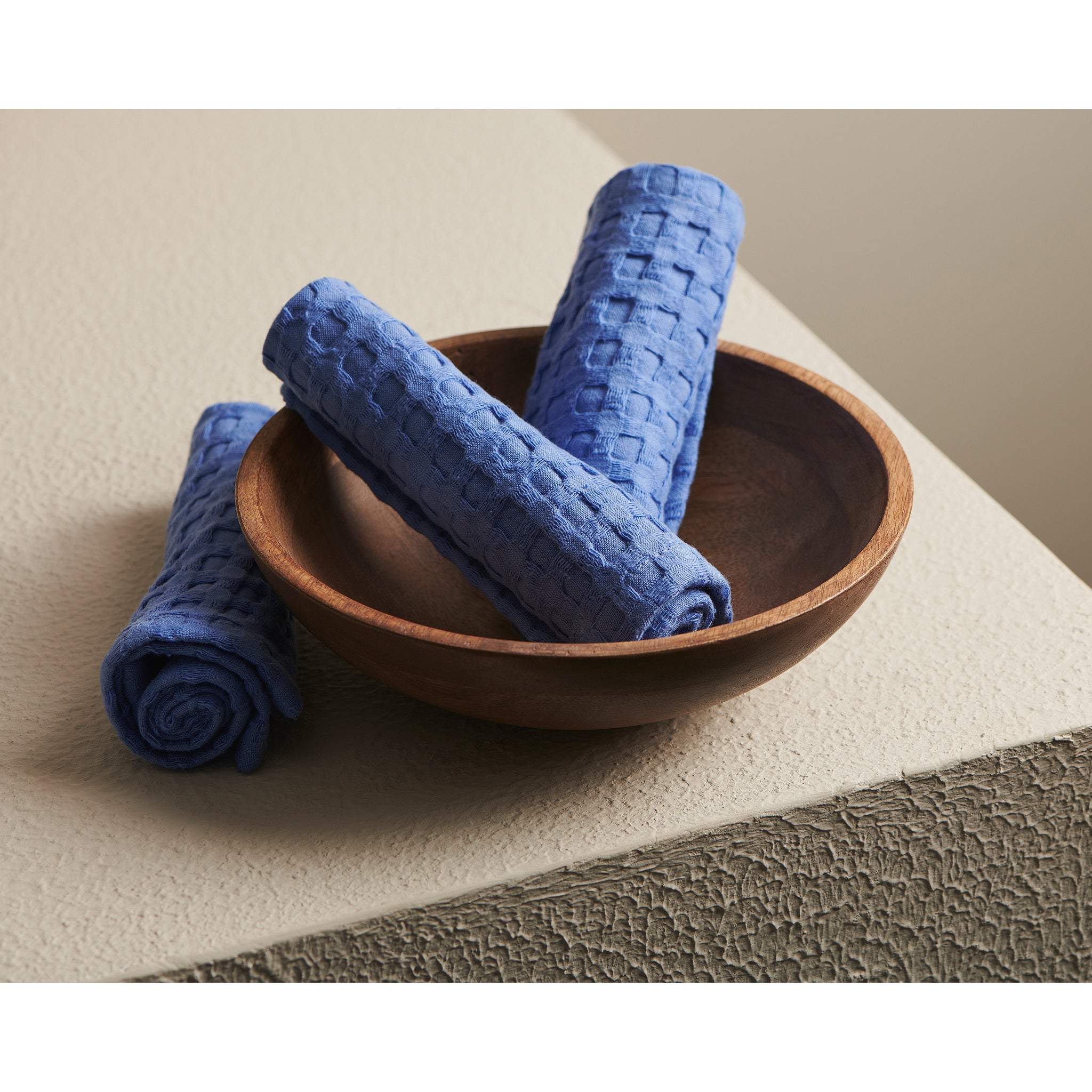 Pebble Cotton Waffle Towel