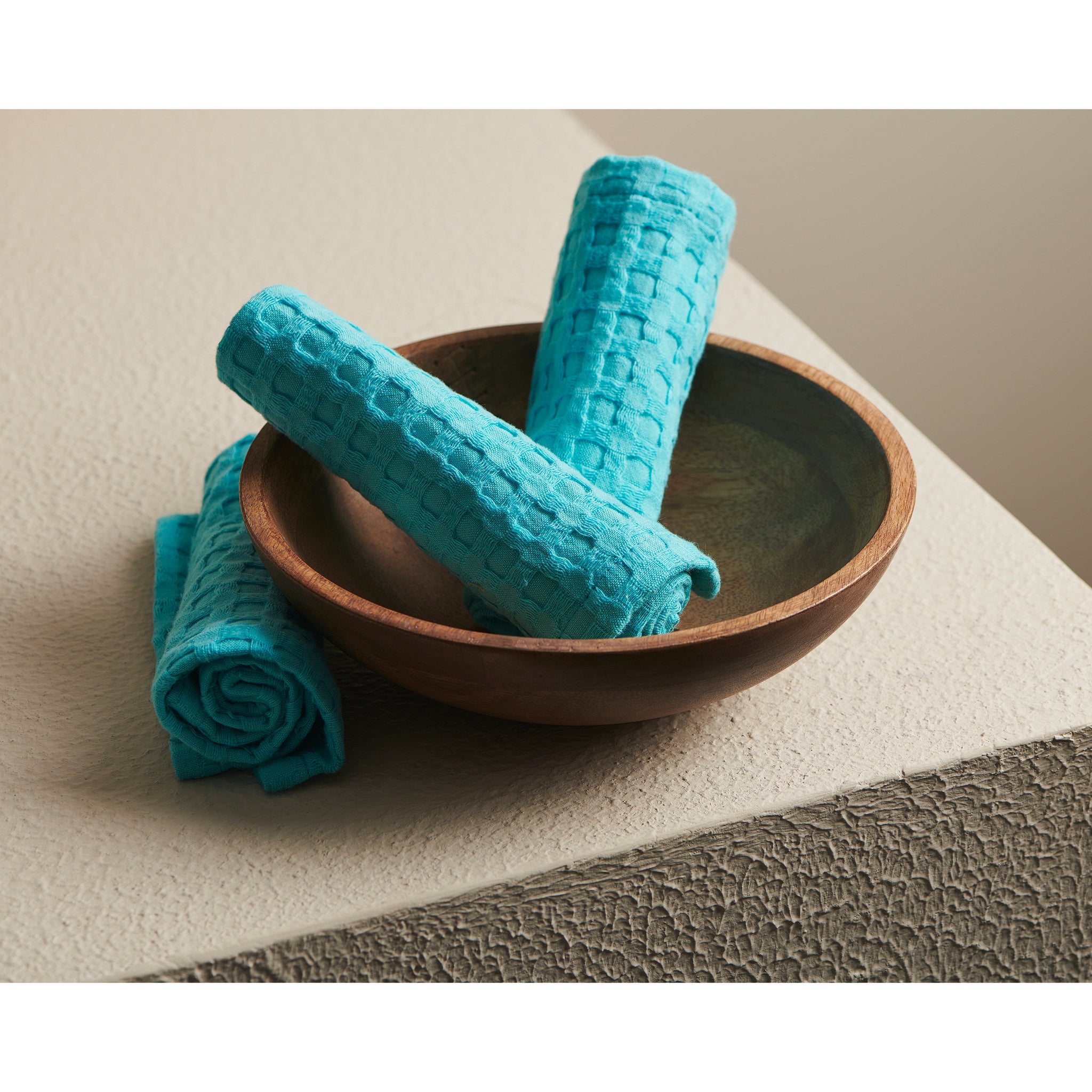 Pebble Cotton Waffle Towel