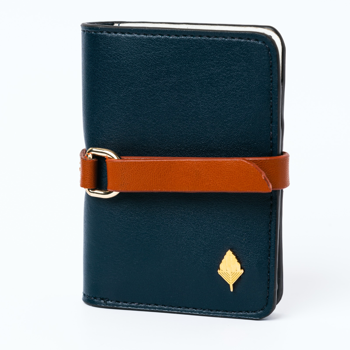 Neith Blue and tan cardholder