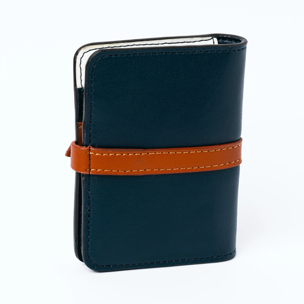 Neith Blue and tan cardholder