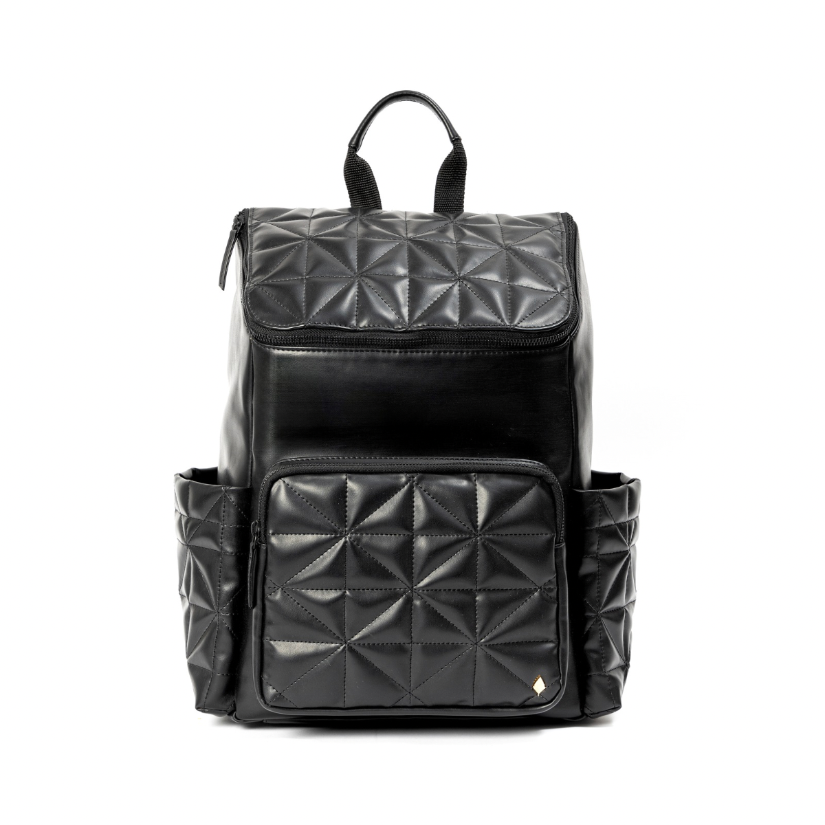Black Noir Vegan Leather Bagpack