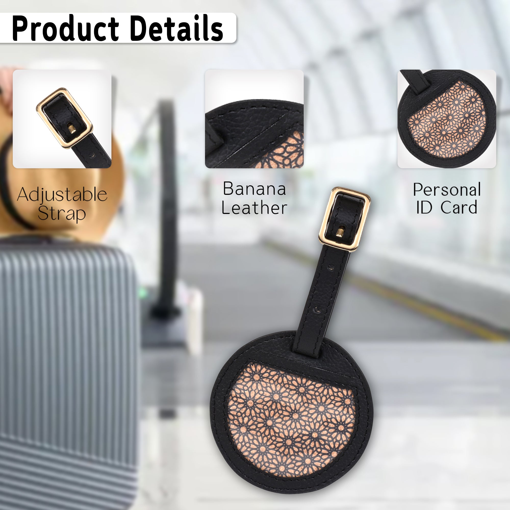 Travel Tag Round Shaped