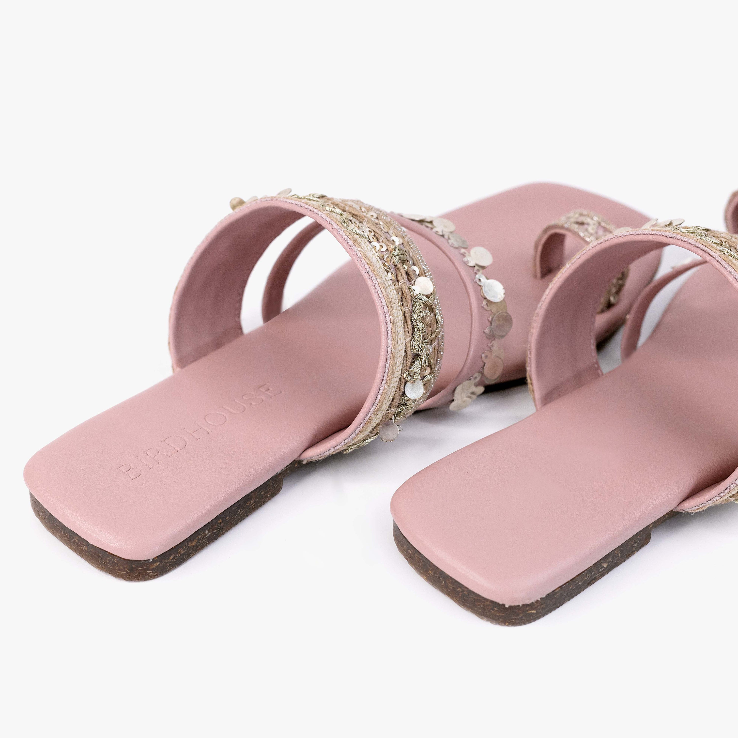 Pink Mayuri Flats