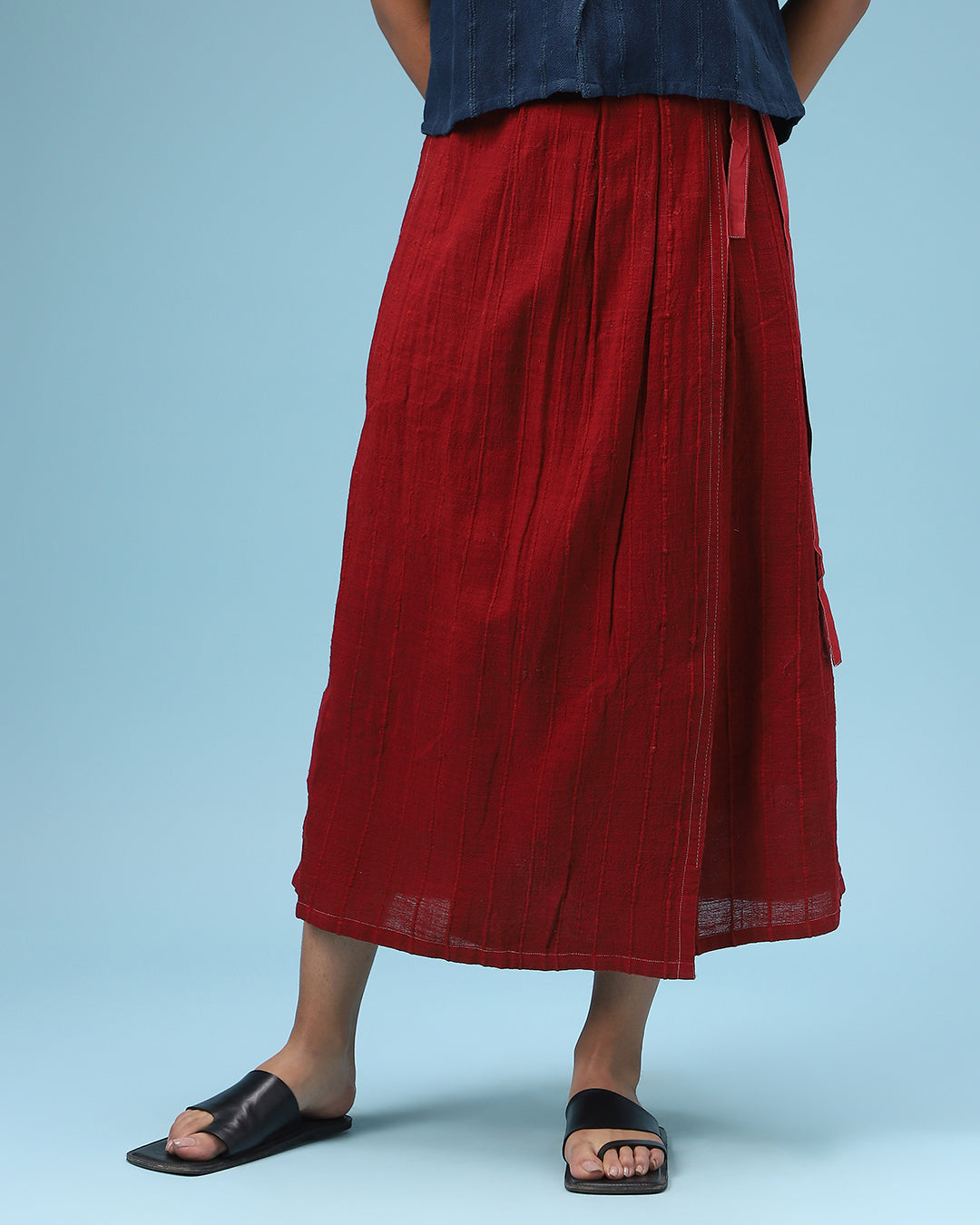Deconstructed Red Sari
