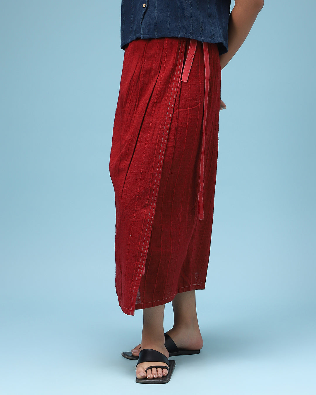 Deconstructed Red Sari