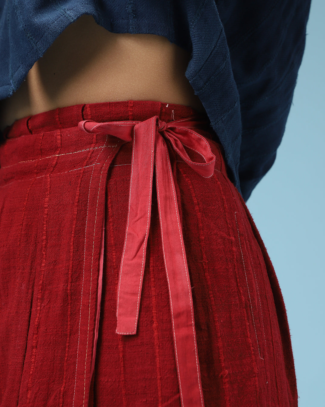 Deconstructed Red Sari