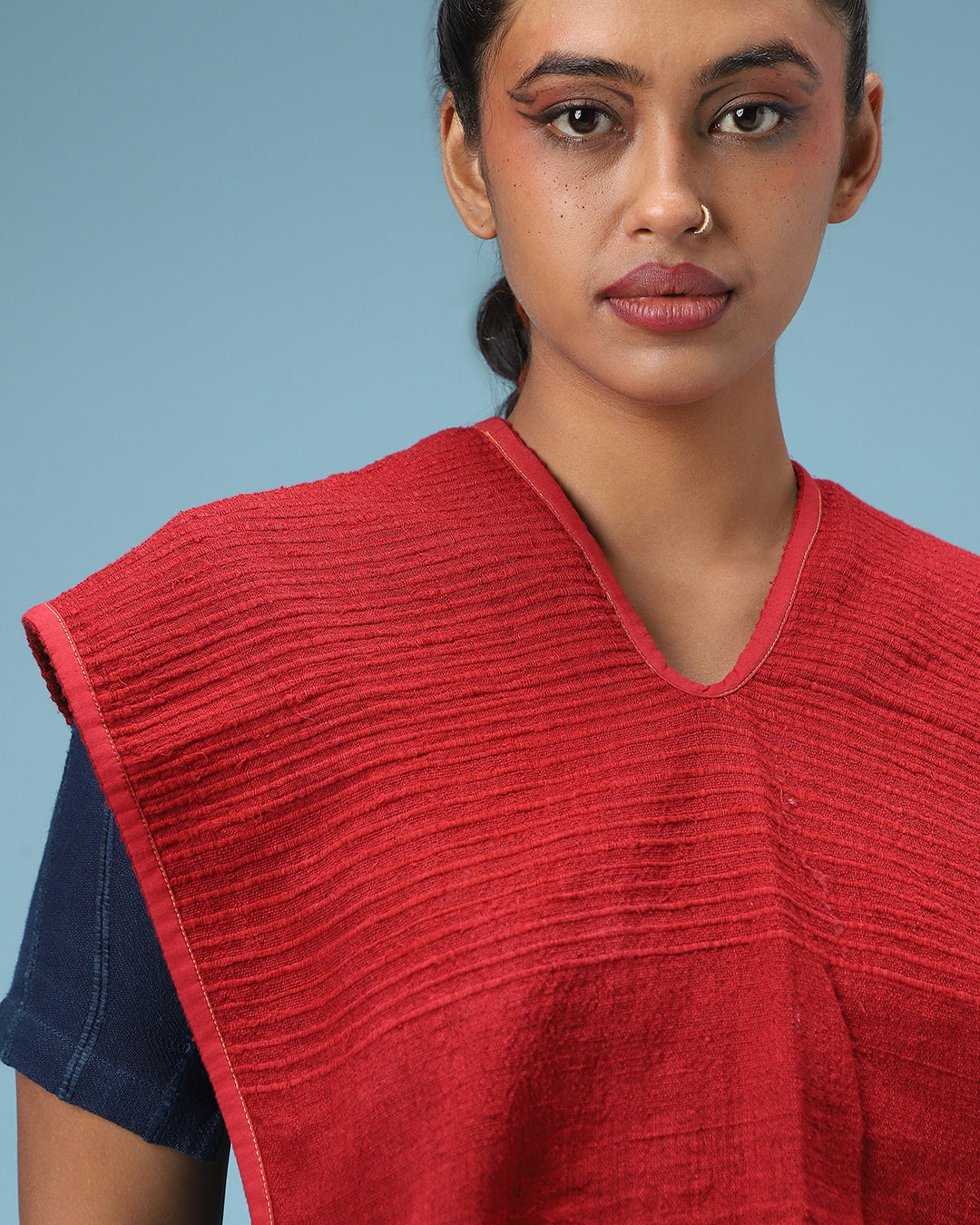 Deconstructed Red Sari