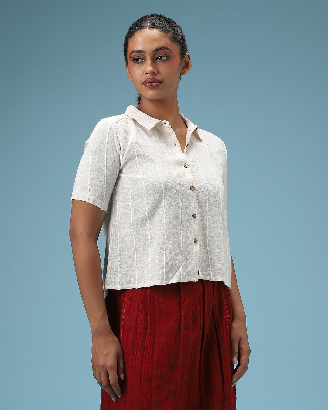 Noor White Shirt