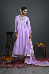 Lily chanderi kurta set