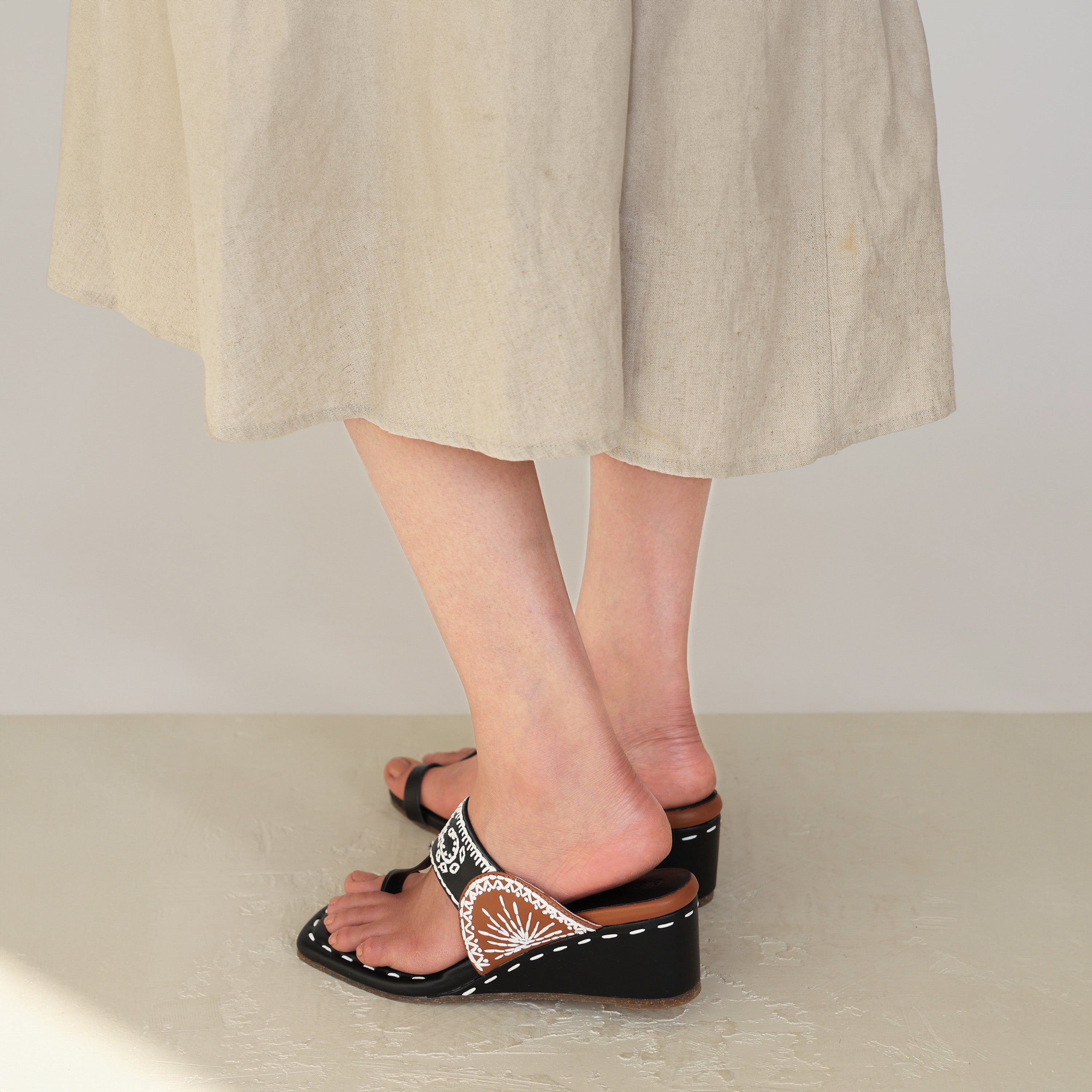 Black Mandana Heels