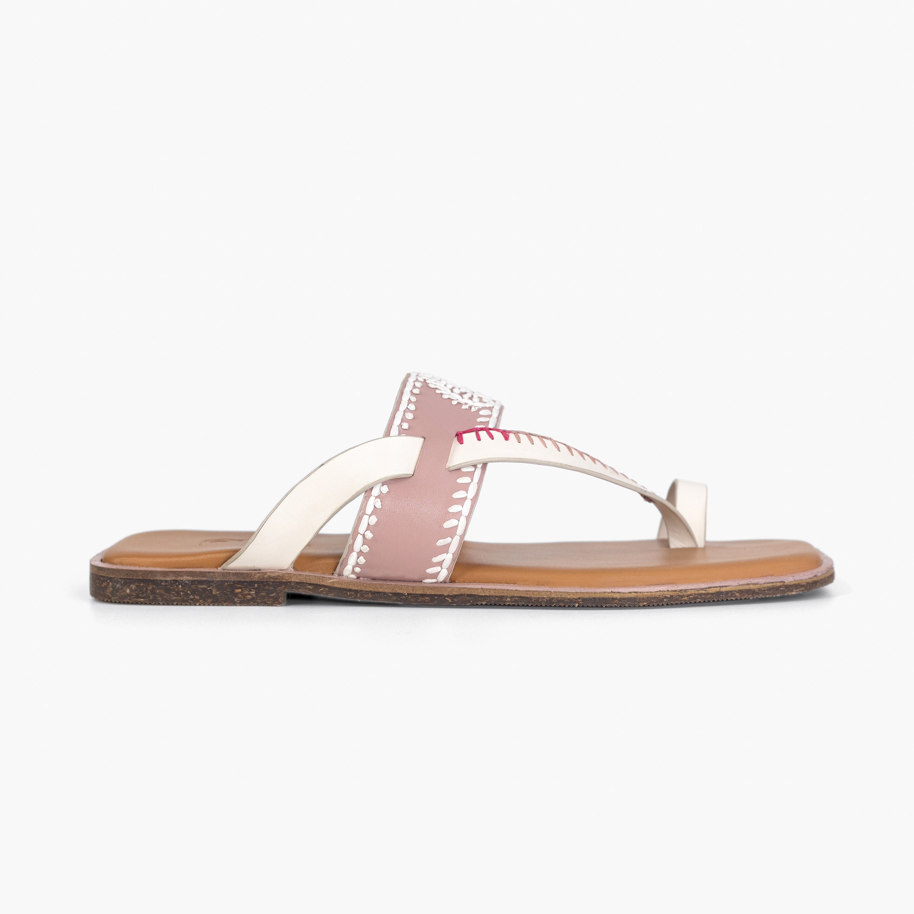 Pink Aangan Flats