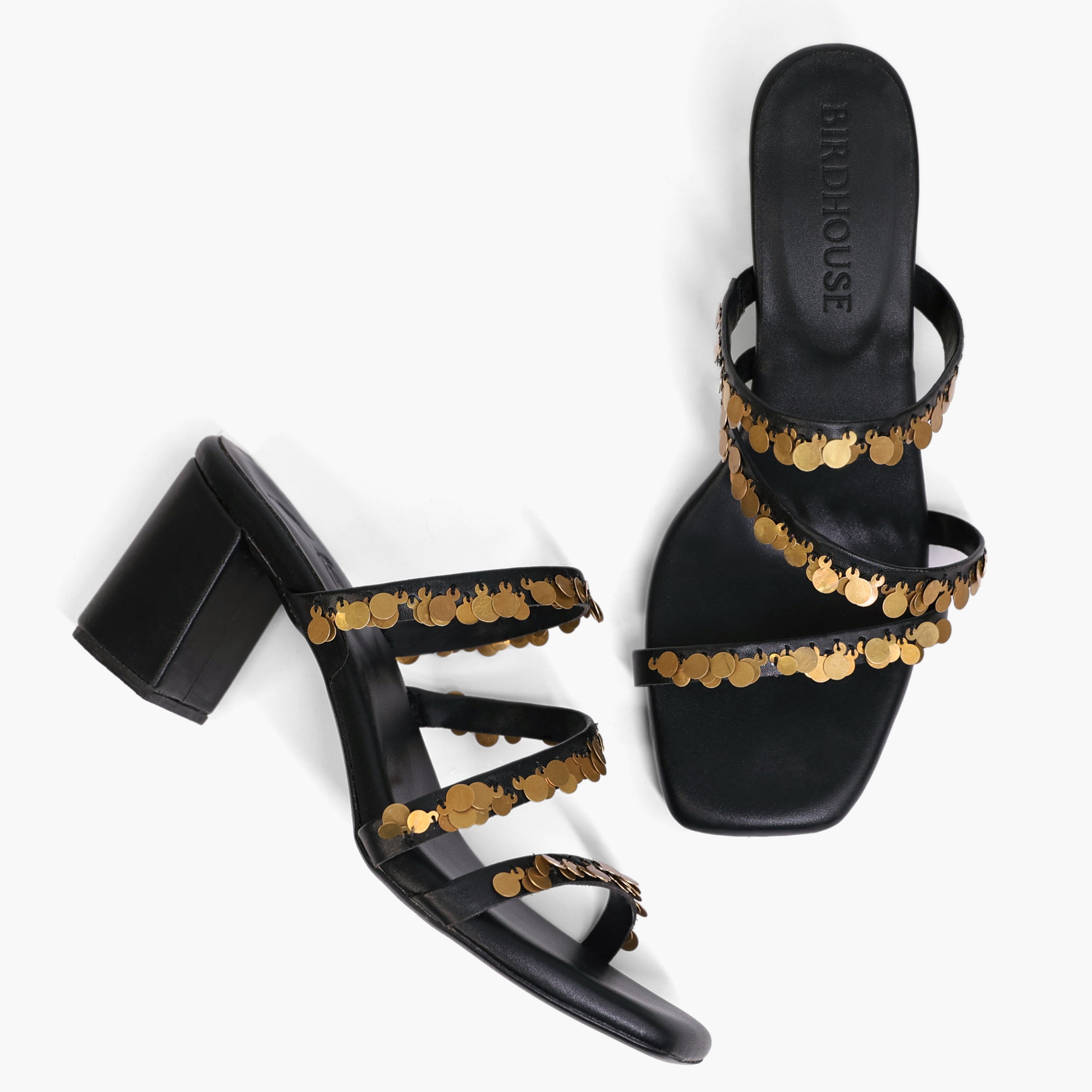 Black Bulbul Heels